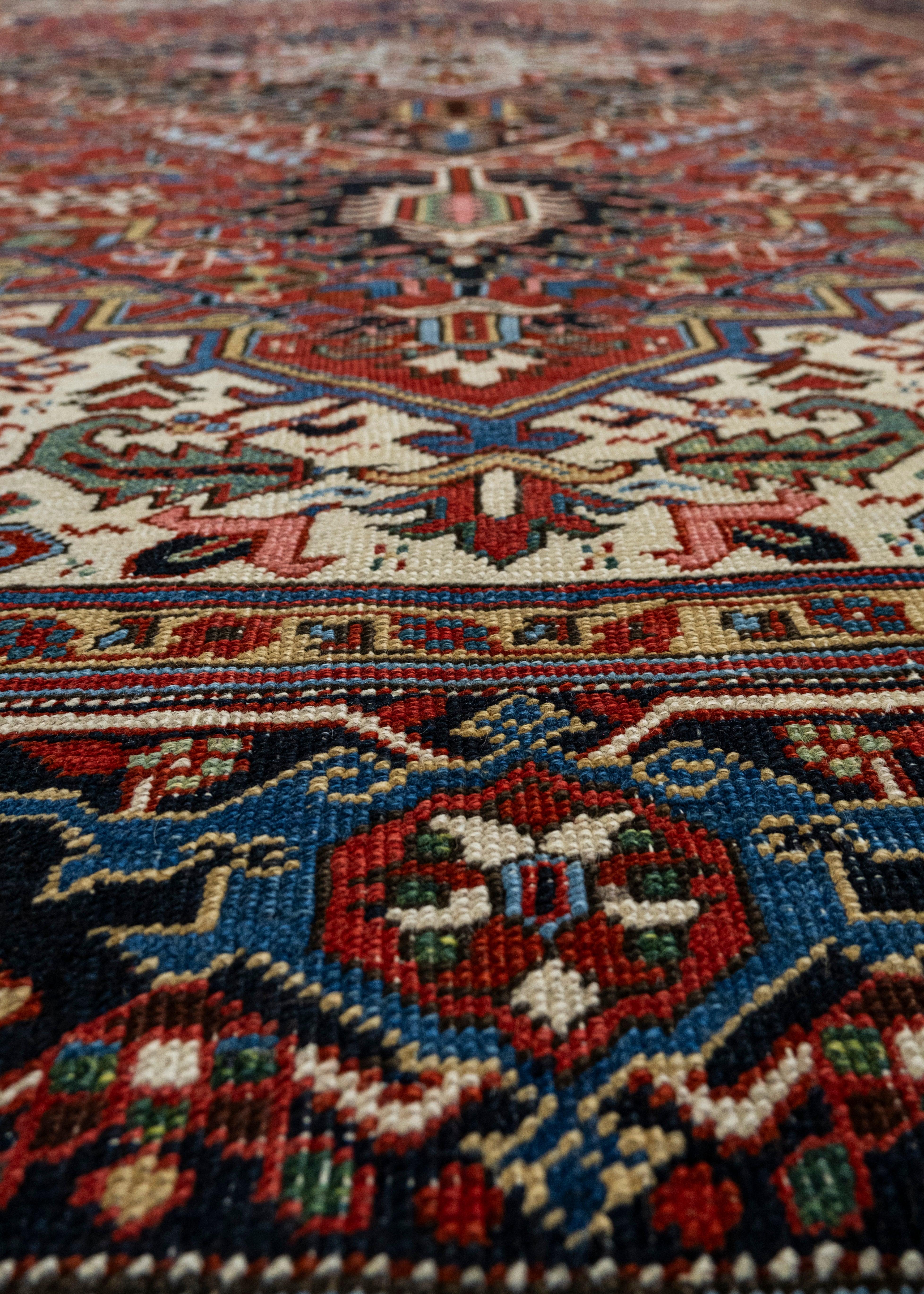 Laine Tapis Anatolien Turc Vintage 8'9