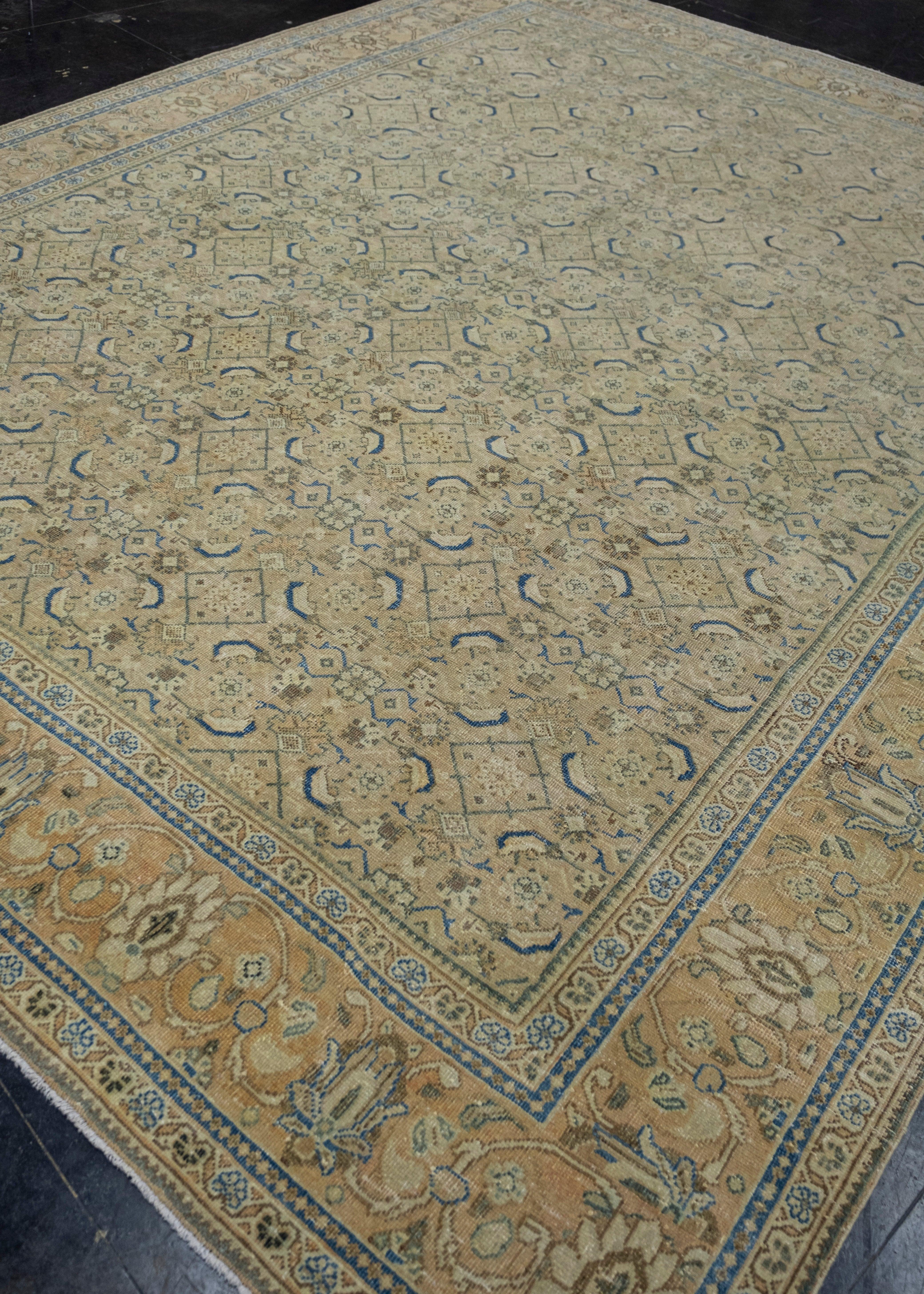Türkischer Anatolischer Vintage-Teppich 9'6