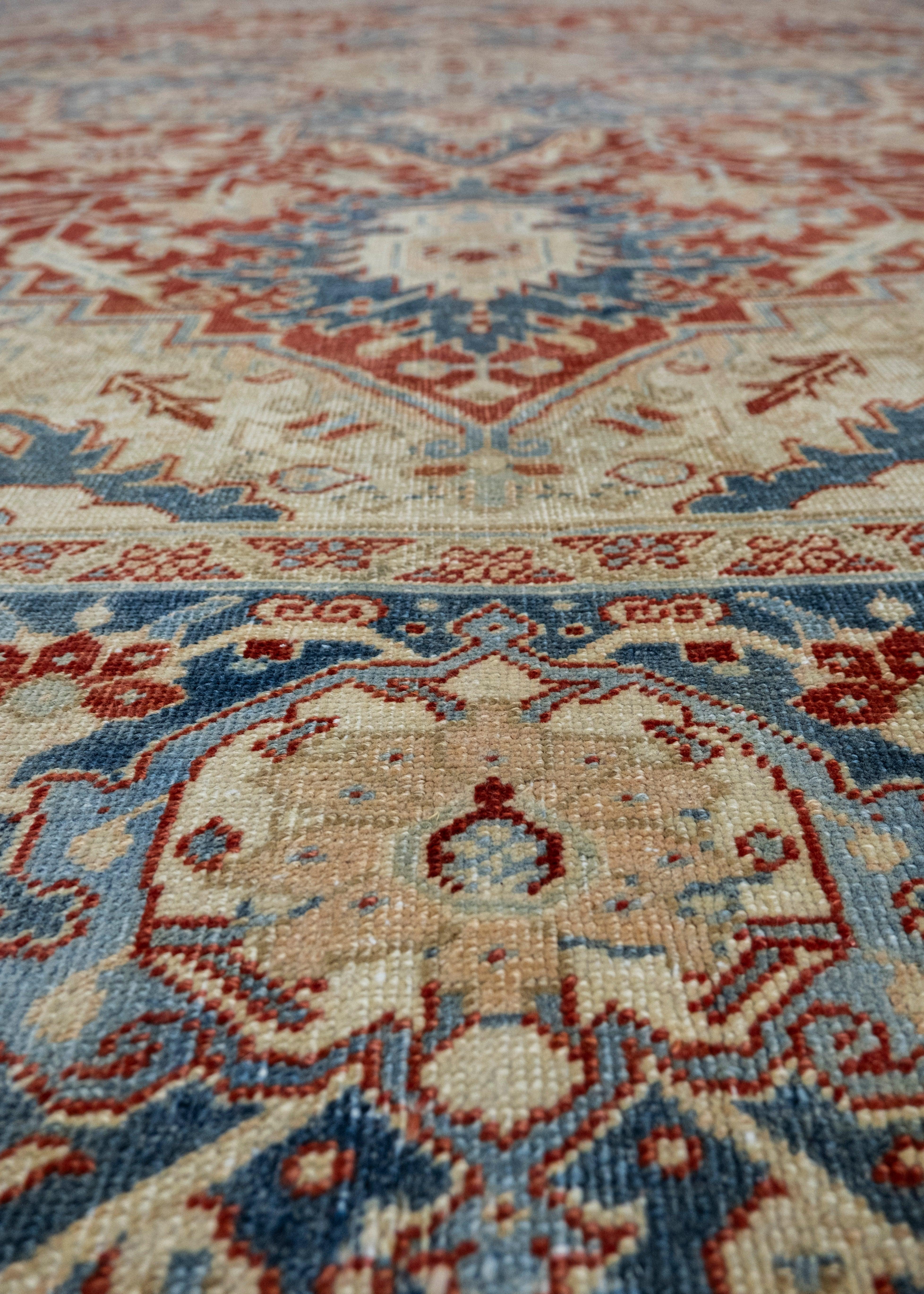 Türkischer Anatolischer Vintage-Teppich 9'7