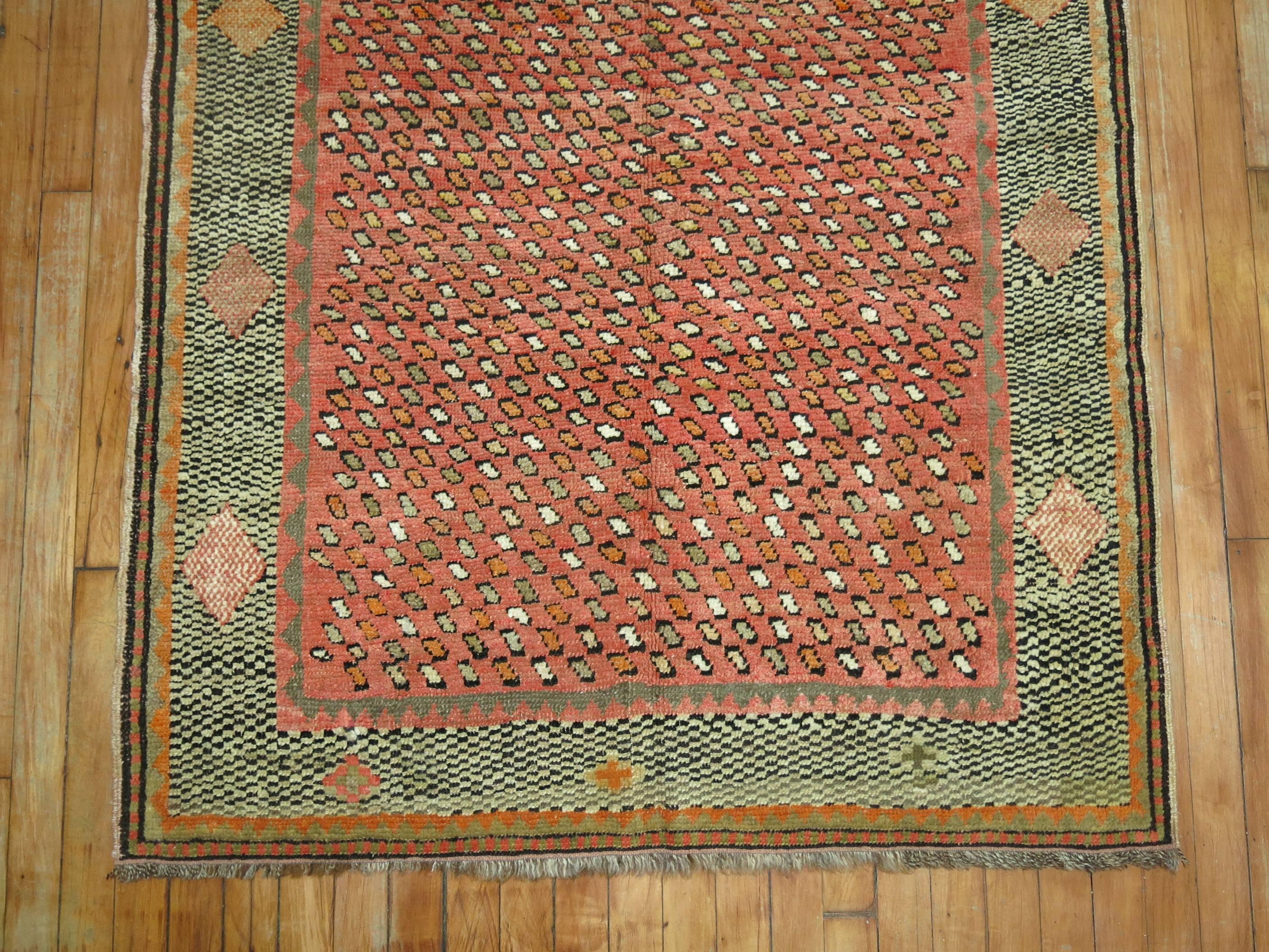 Turkish Vintage Anatolian Rug In Excellent Condition In New York, NY