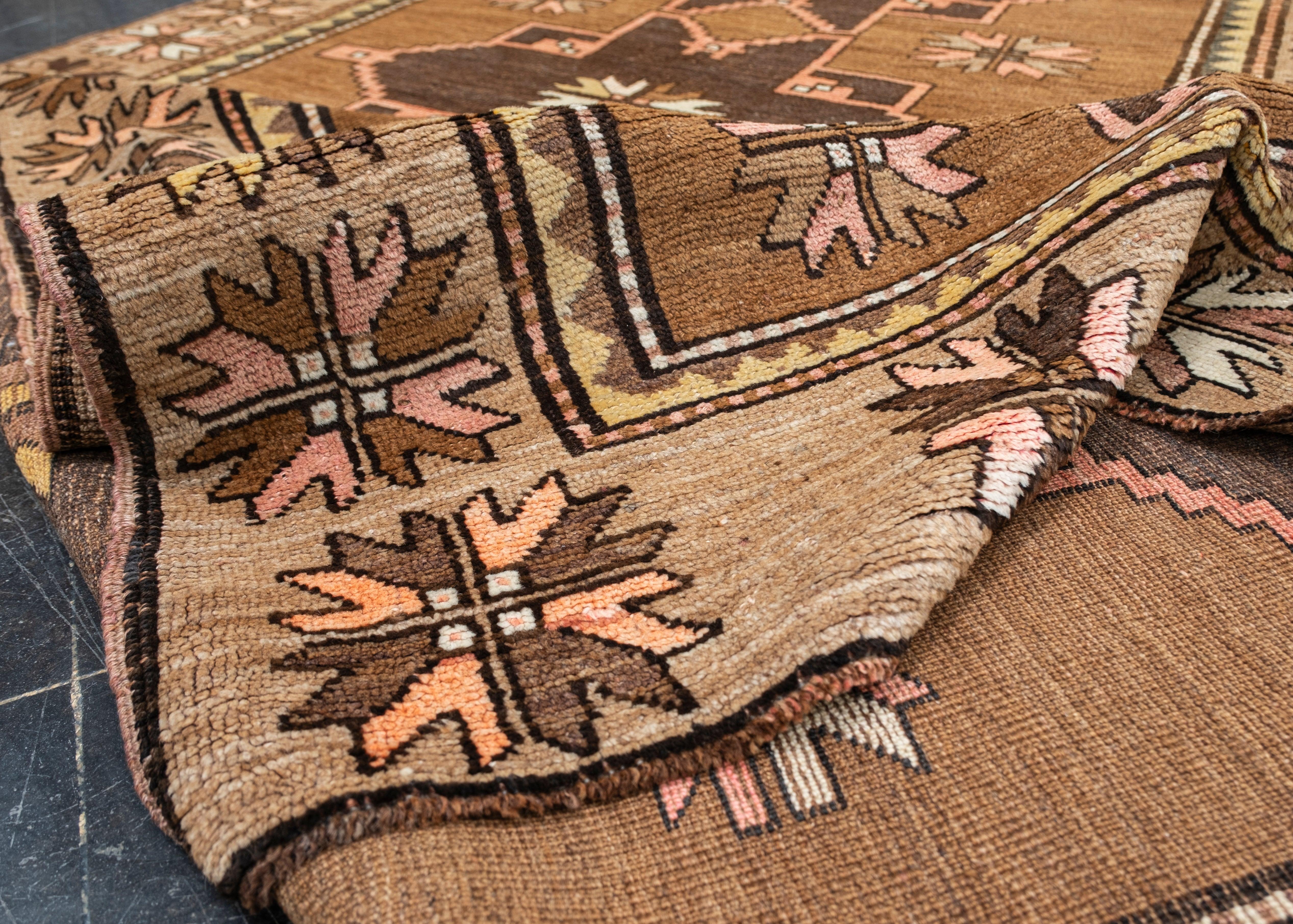 Alfombra Anatolia Turca Vintage Oriental Hecha a Mano 5'3