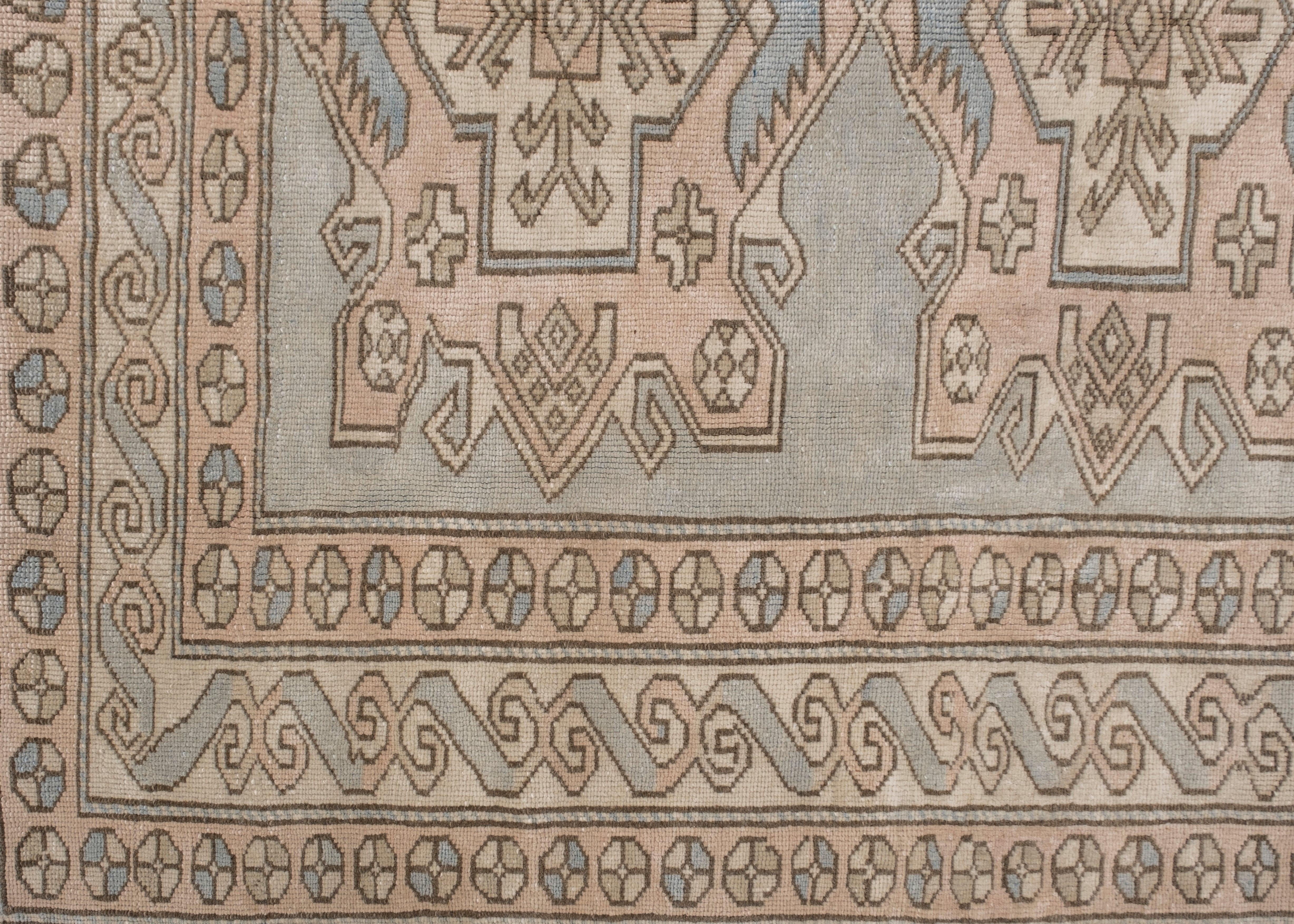 Turkish Vintage Anatolian Rug Oriental Handmade 6' x 7'10
