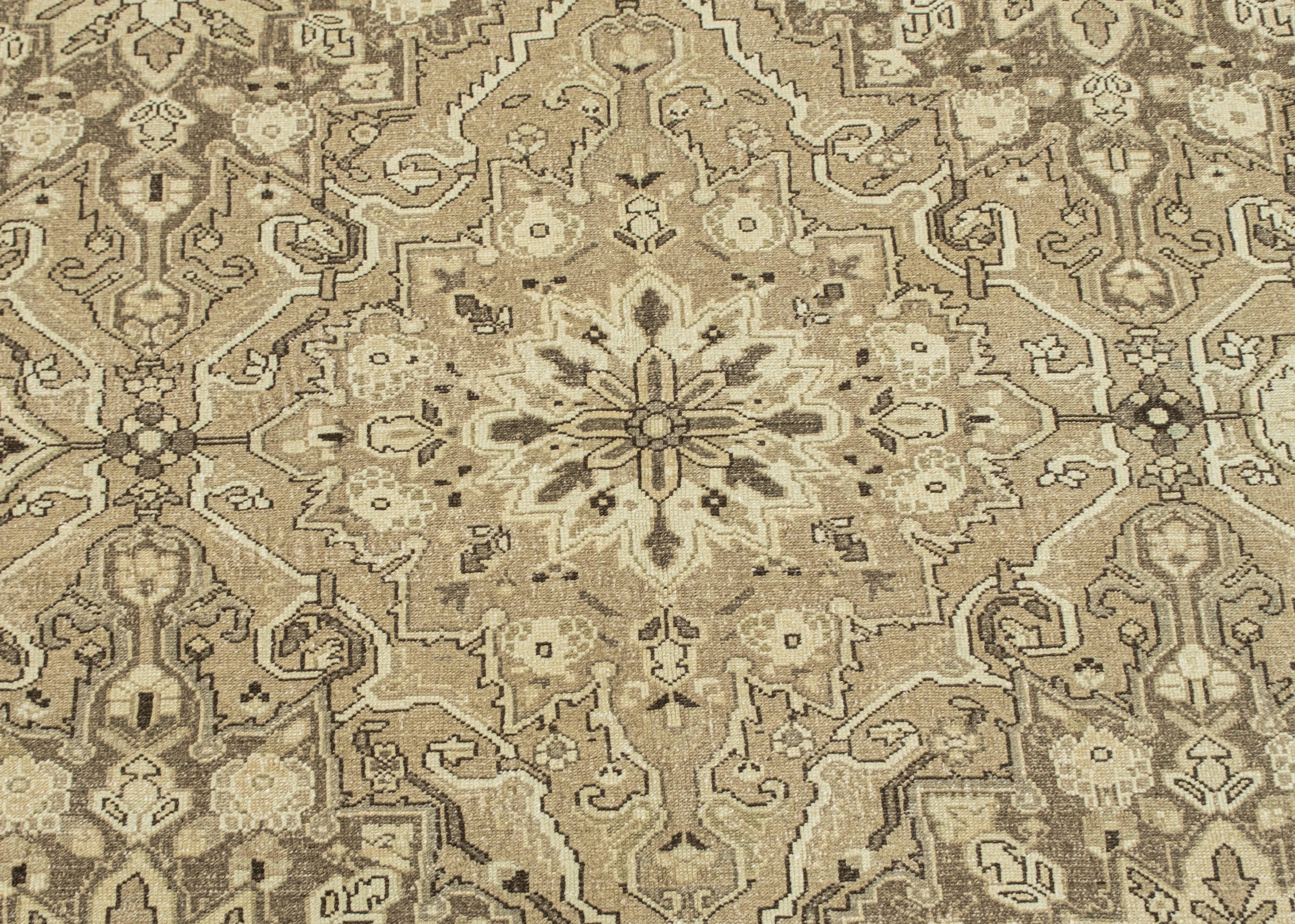 Turkish Vintage Anatolian Rug Oriental Handmade 9'6