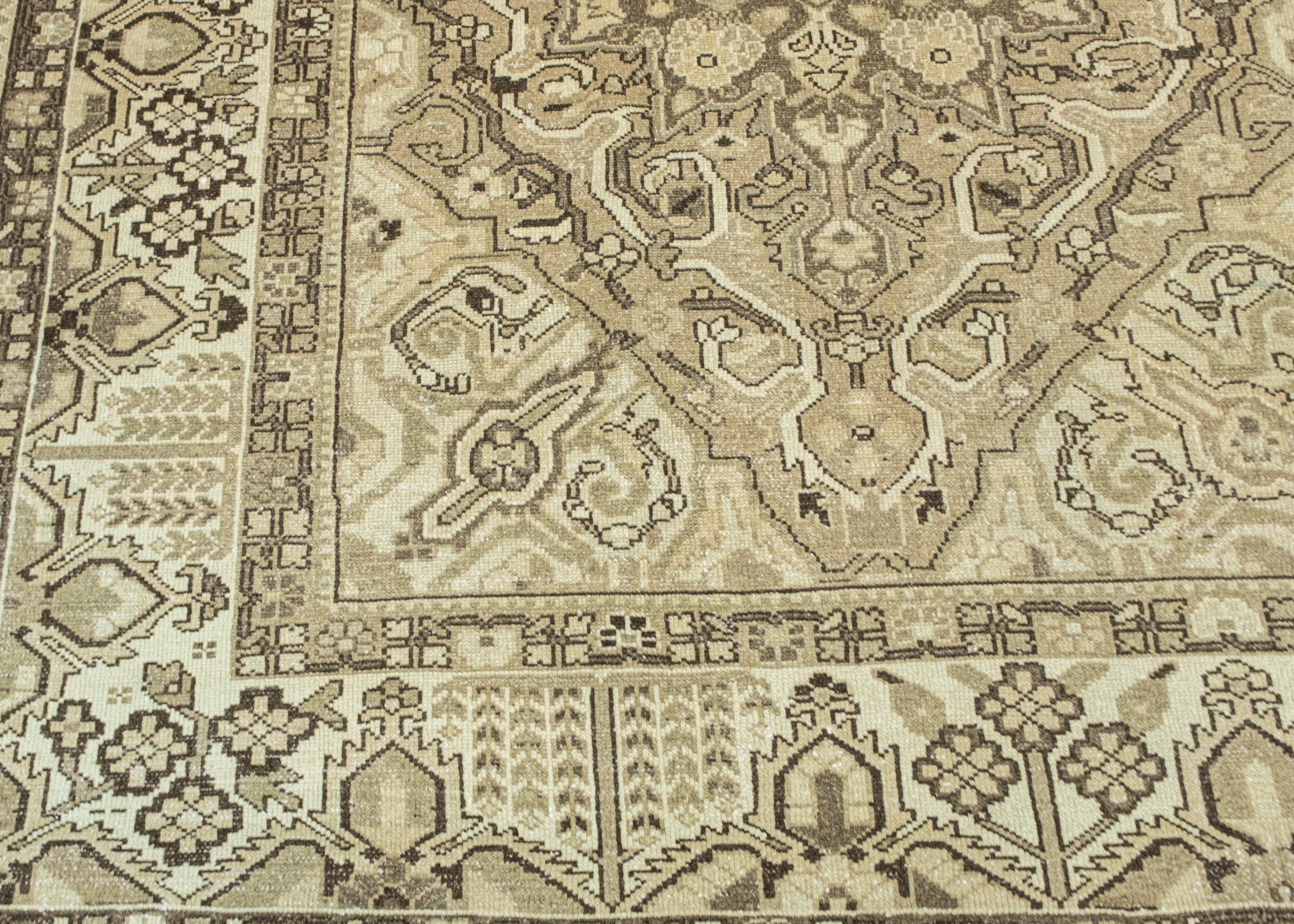 Türkischer Anatolischer Vintage-Teppich Orientalischer handgefertigter Teppich 9'6