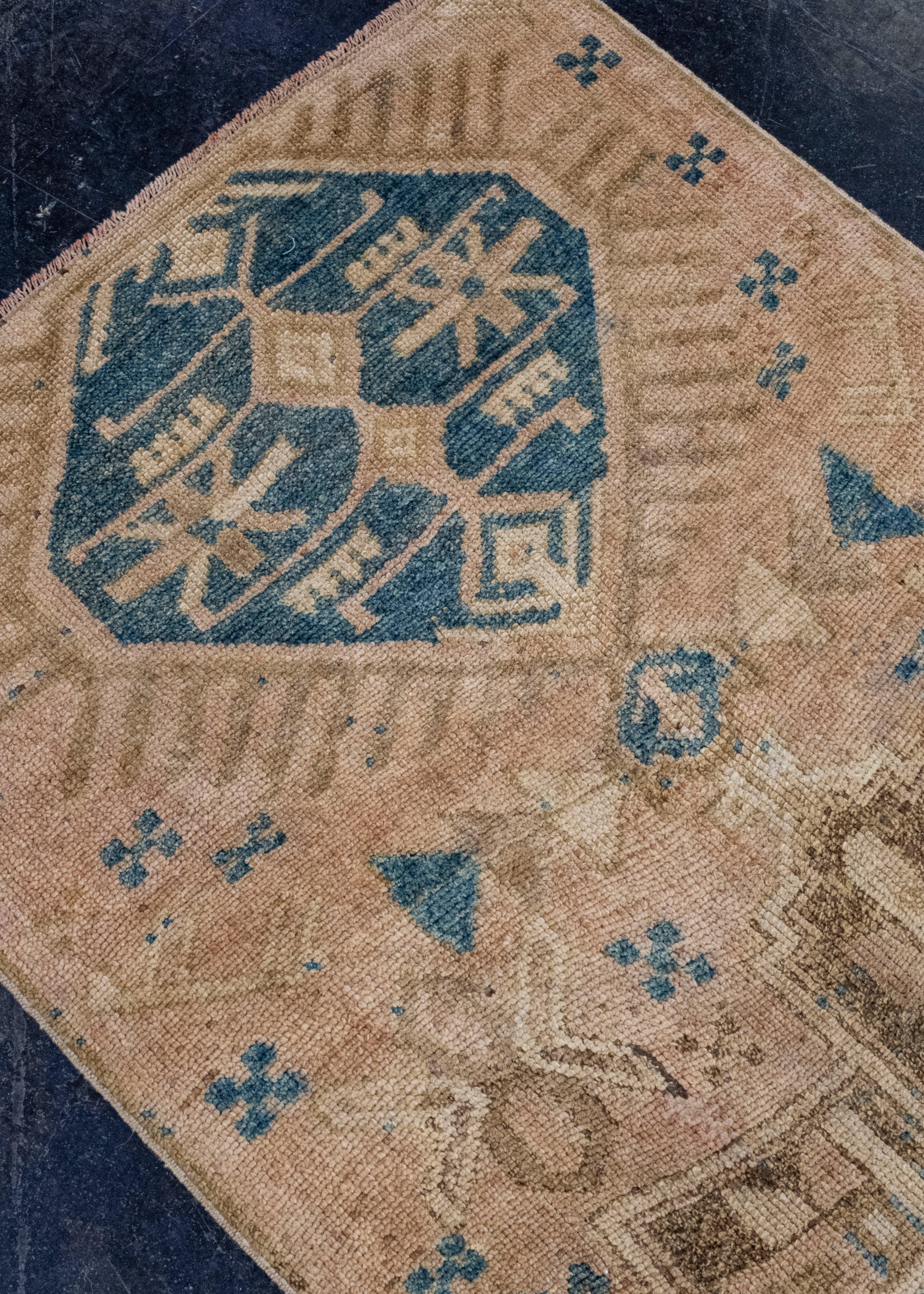 Contemporary Turkish Vintage Anatolian Runner Rug 2'10