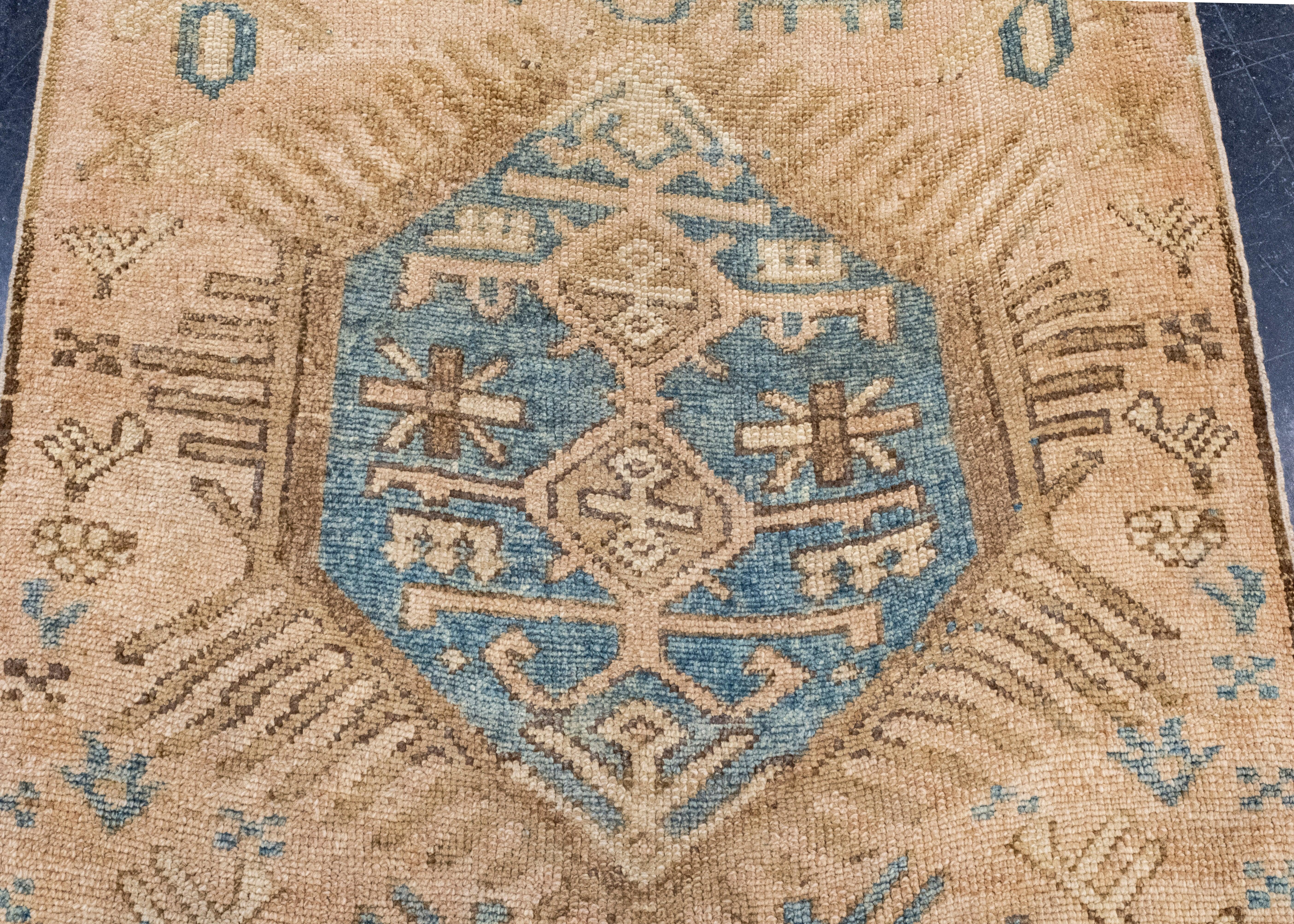 Wool Turkish Vintage Anatolian Runner Rug 2'10