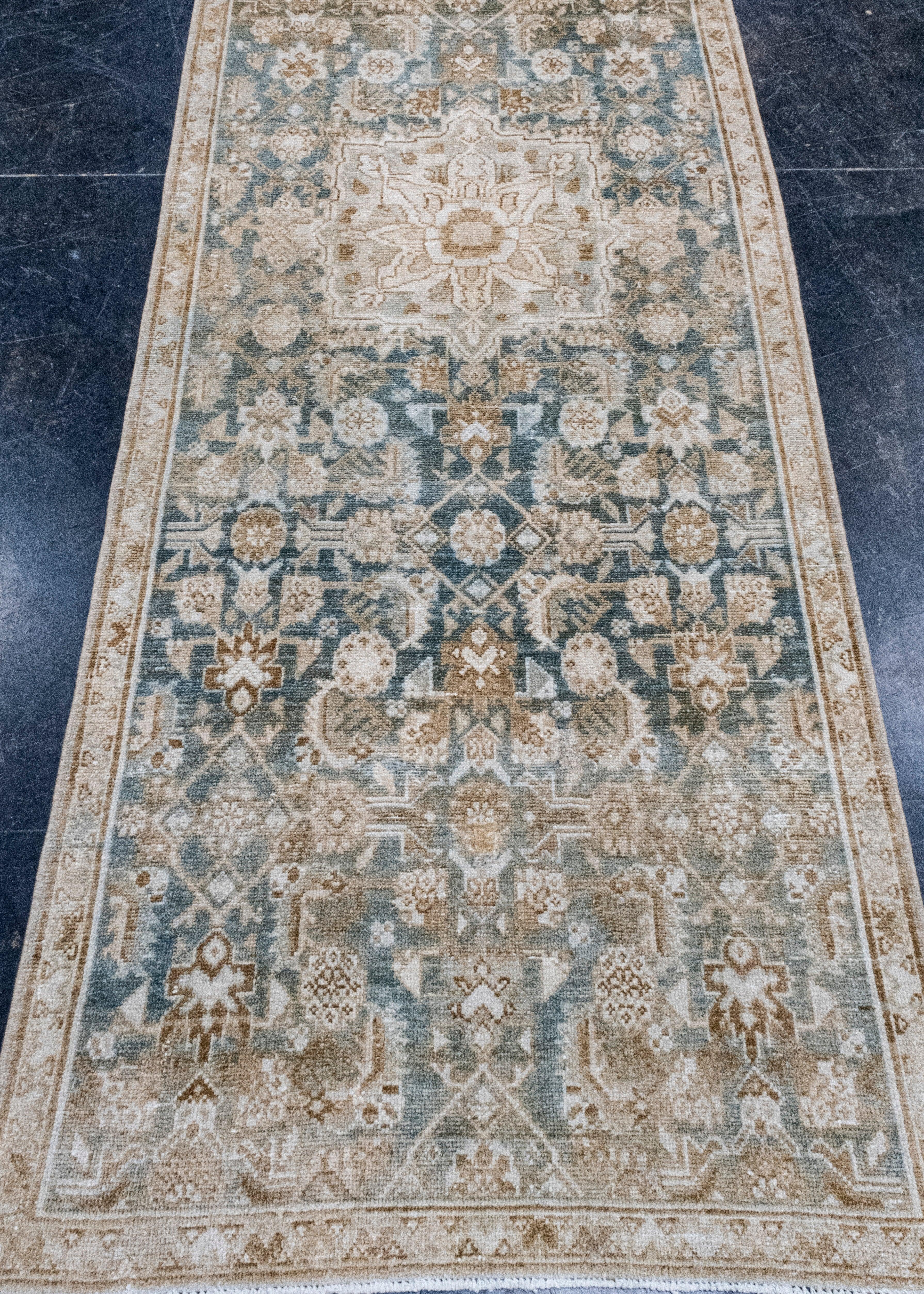 Turkish Vintage Anatolian Runner Rug 2'10