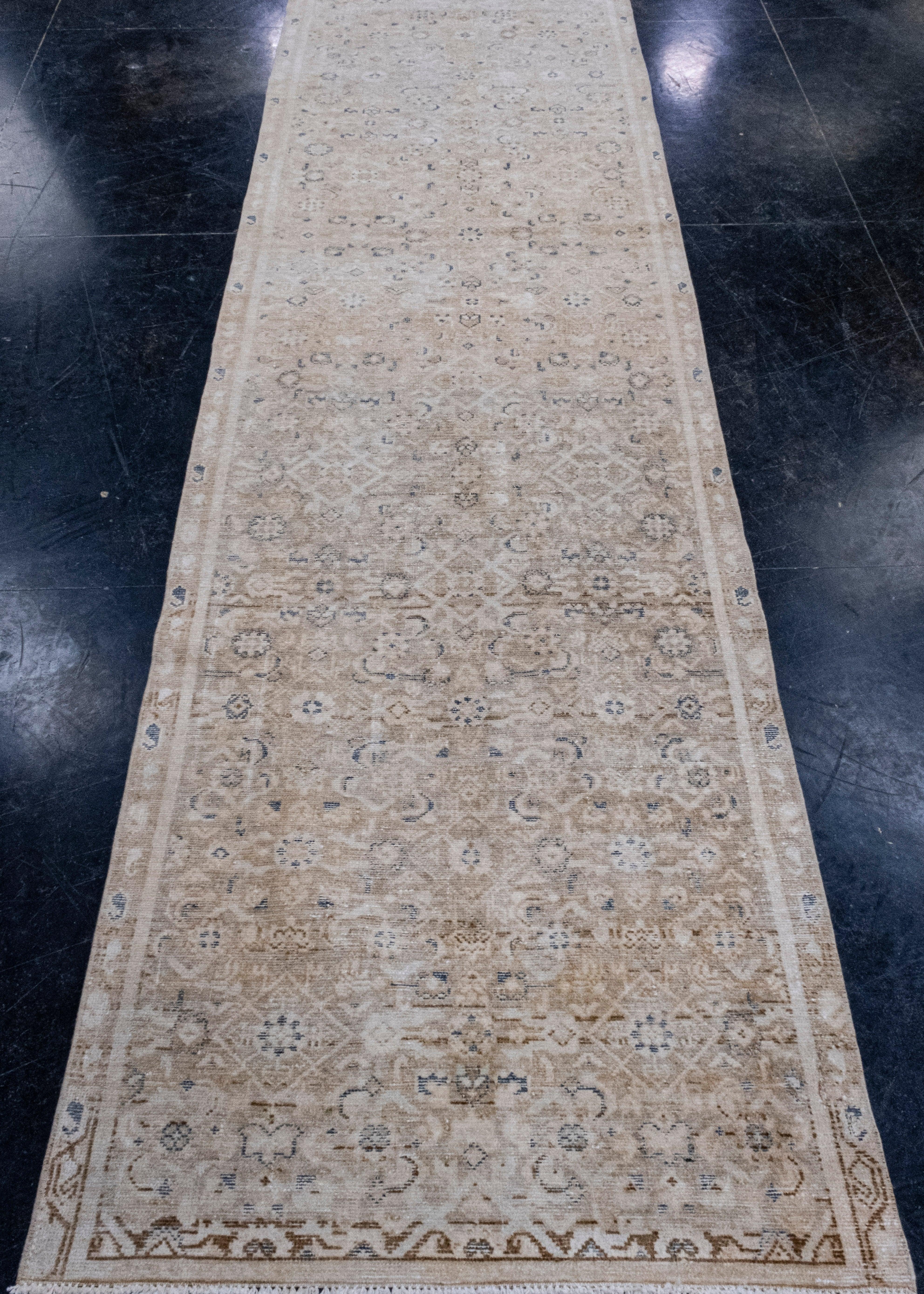 Turkish Vintage Anatolian Runner Rug 2'11