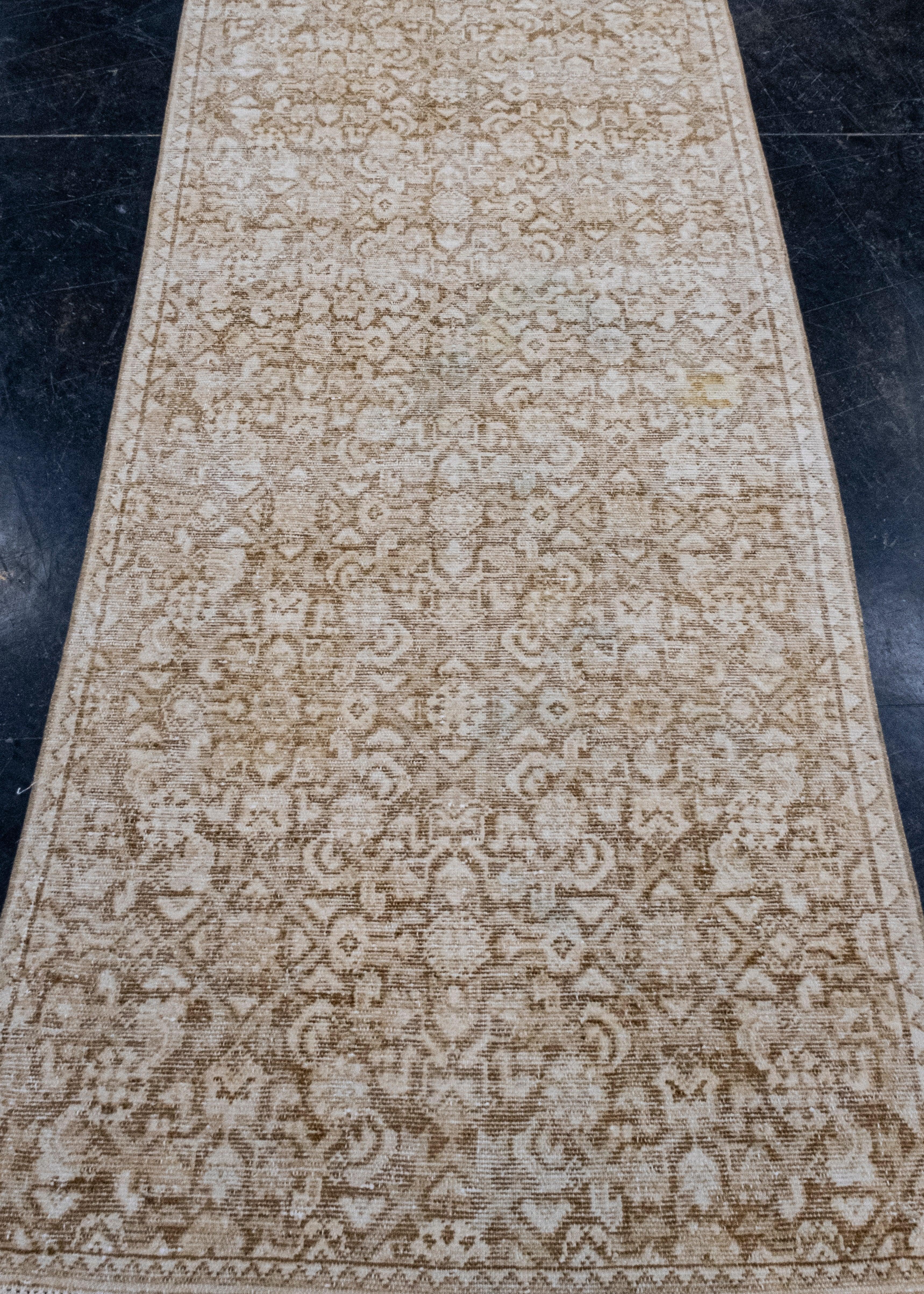 Turkish Vintage Anatolian Runner Rug 2'11