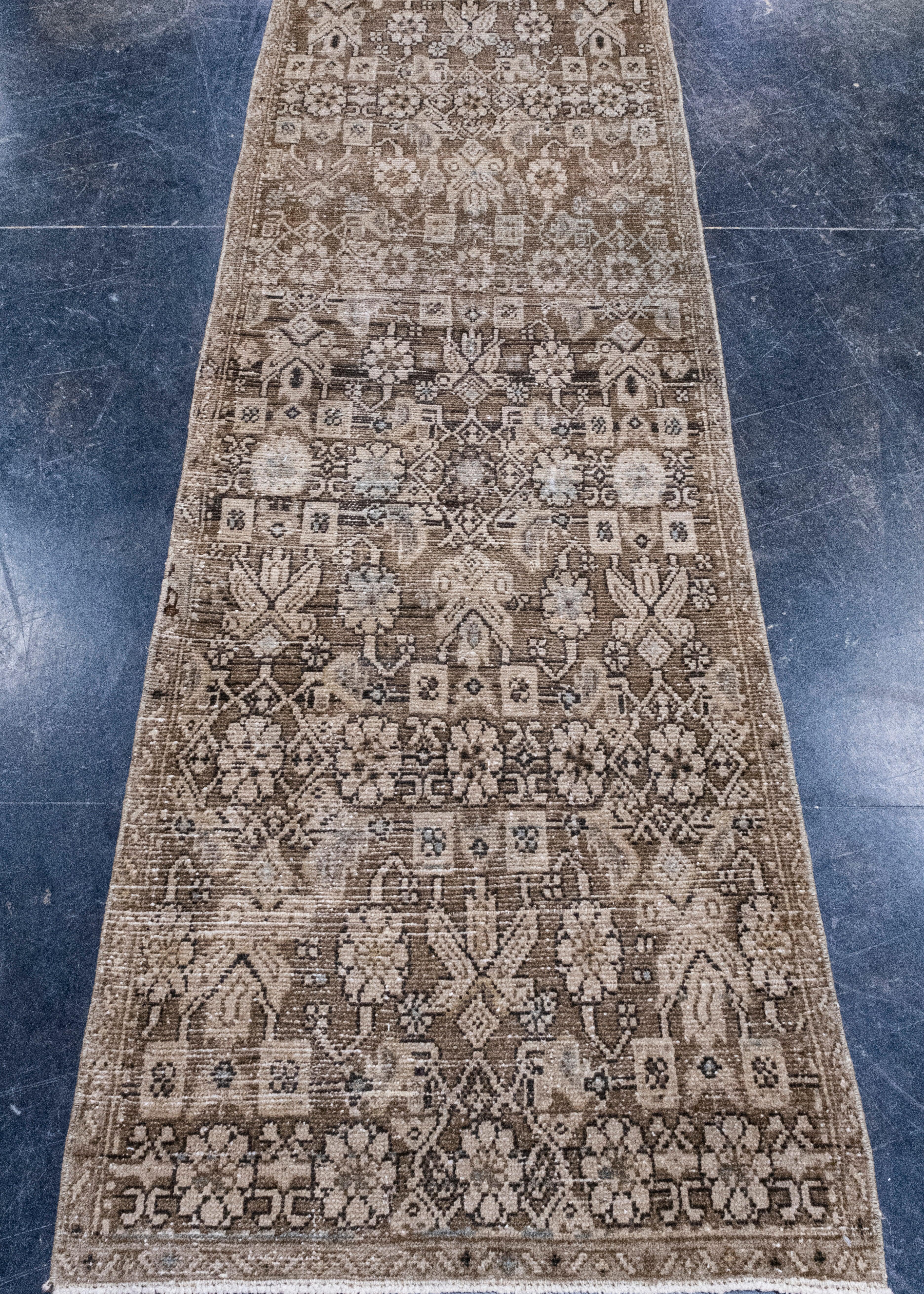 Turkish Vintage Anatolian Runner Rug 2'5