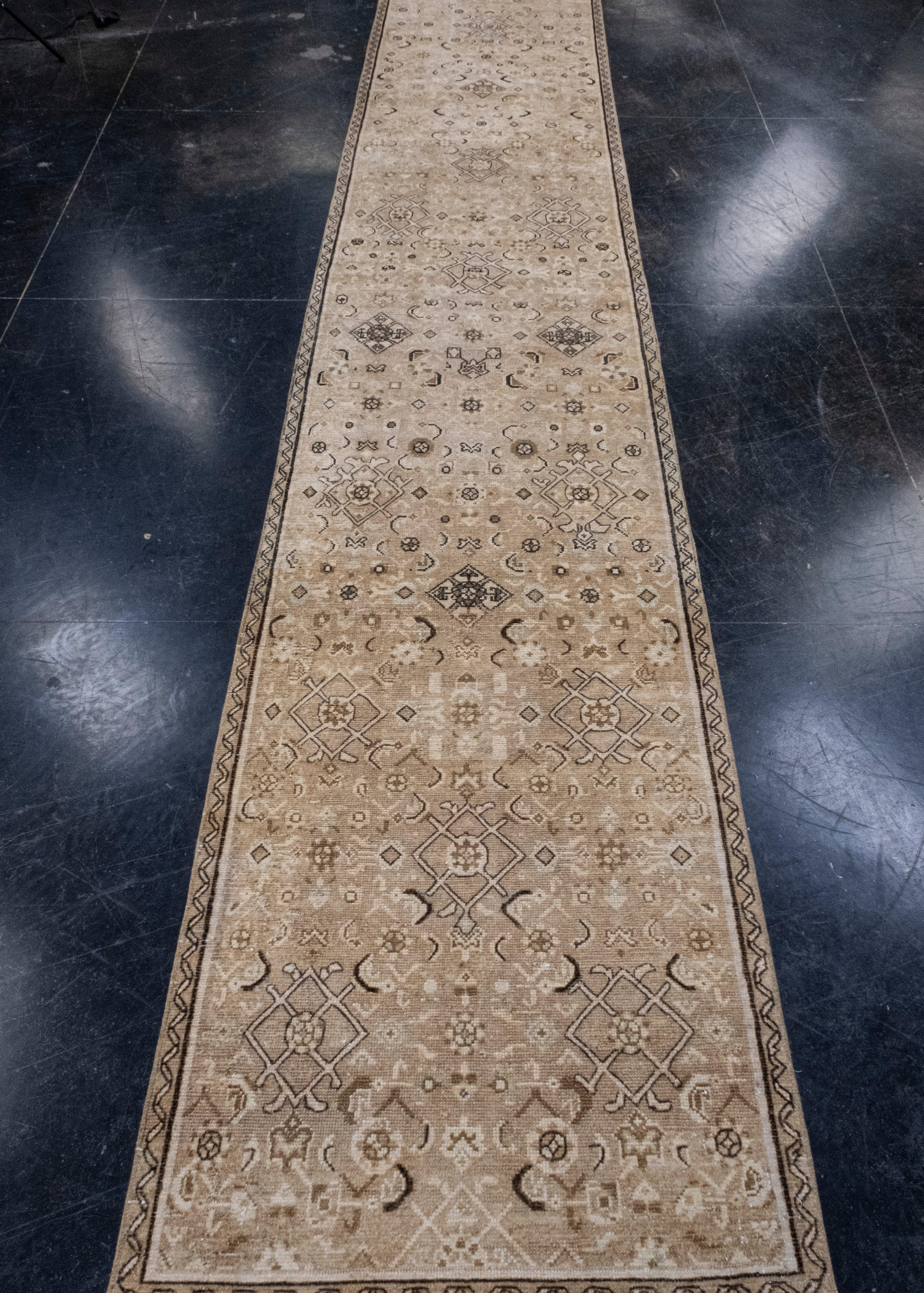 Turkish Vintage Anatolian Runner Rug 2'6