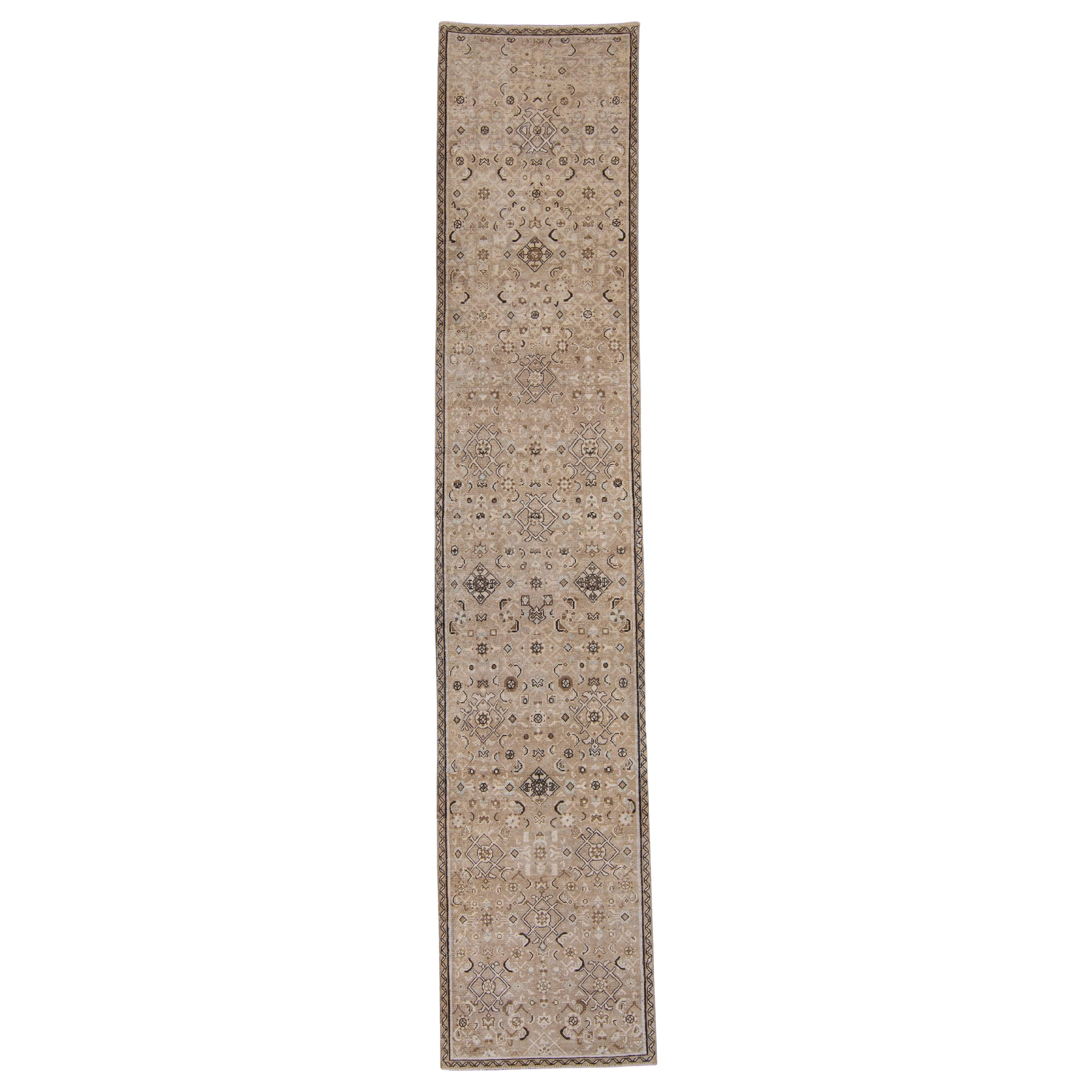 Türkischer Anatolischer Vintage-Läufer im Anatolischen Stil 2'6" x 12'4" #16908