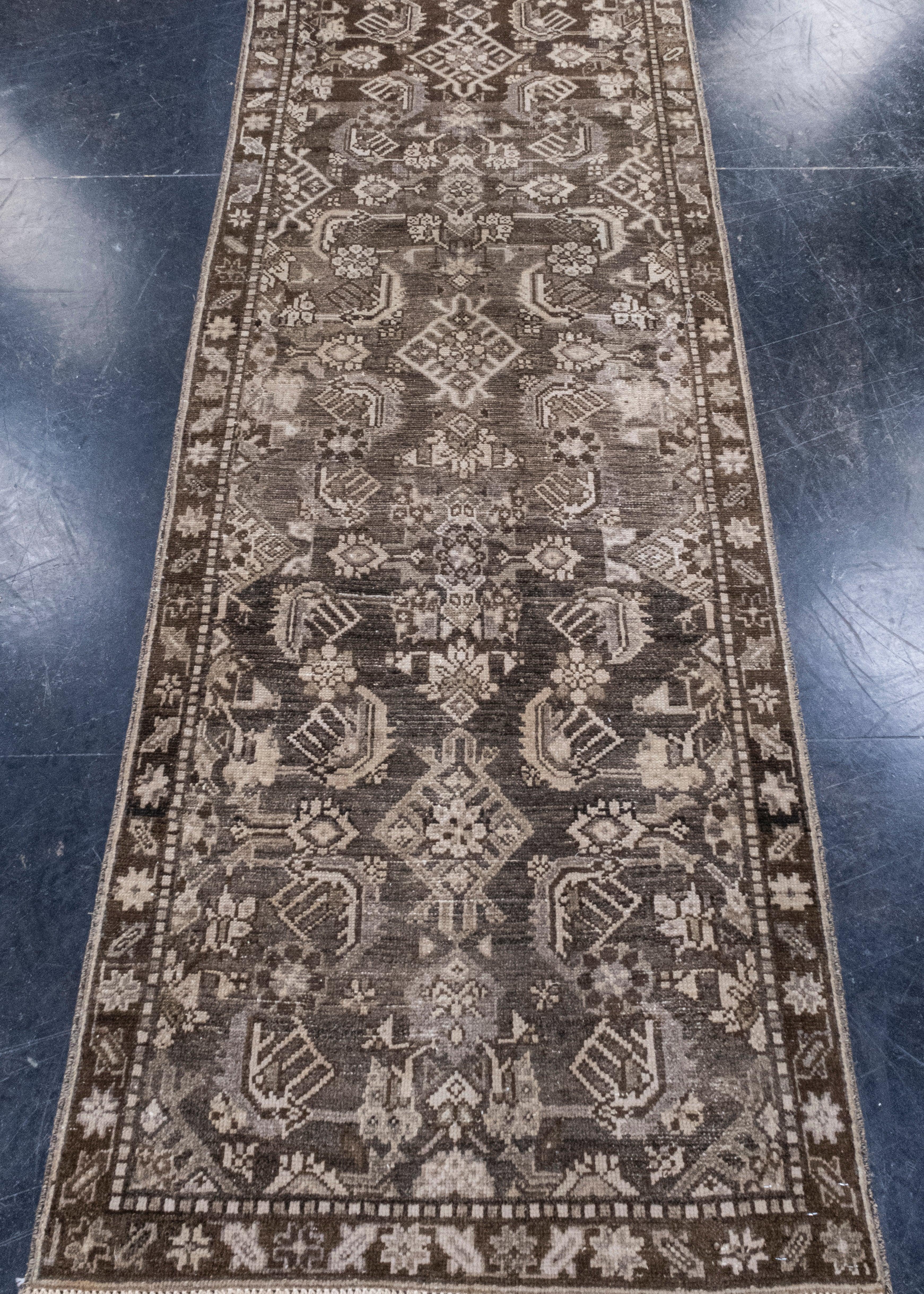 Turkish Vintage Anatolian Runner Rug 2'6
