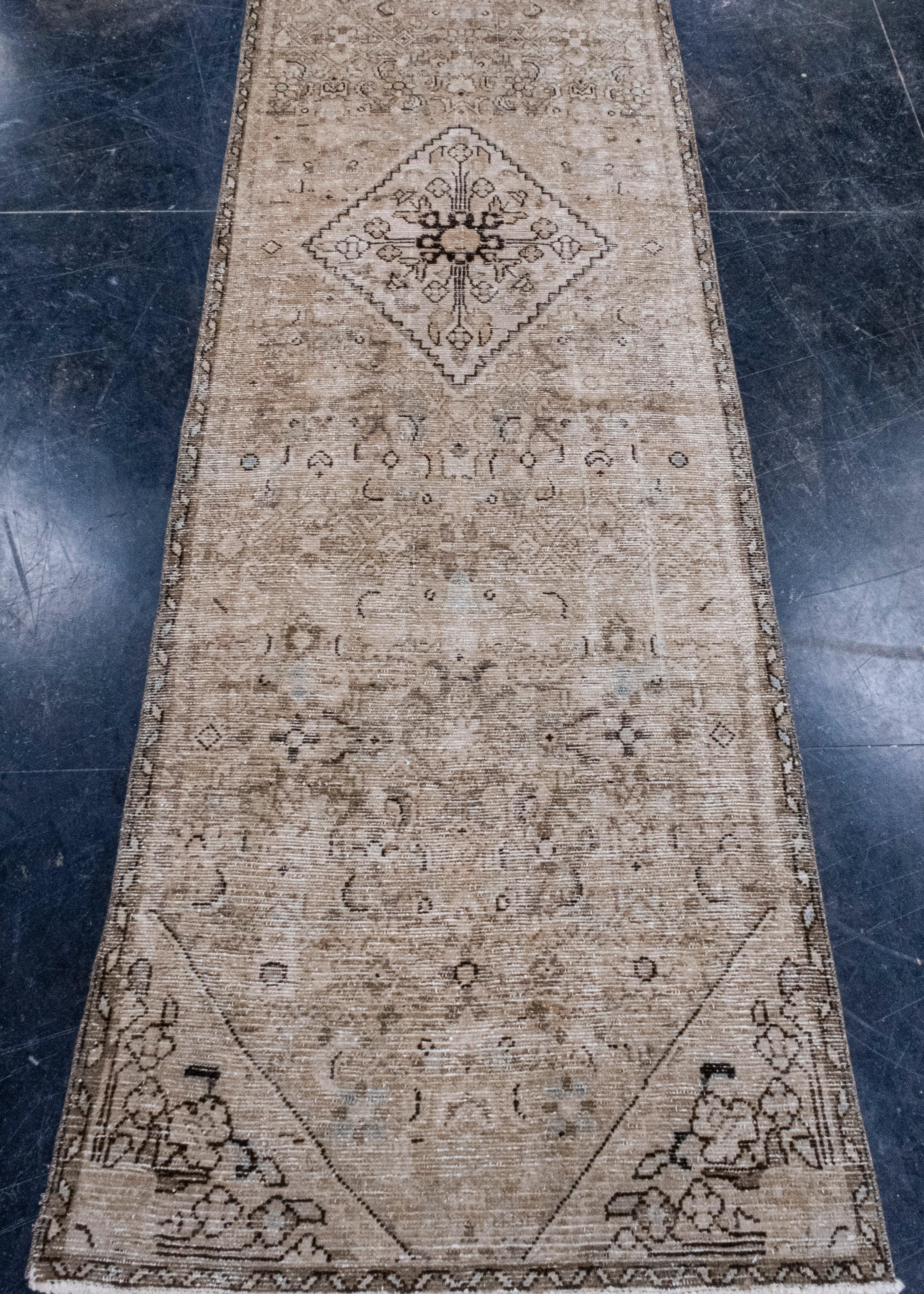 Turkish Vintage Anatolian Runner Rug 2'7