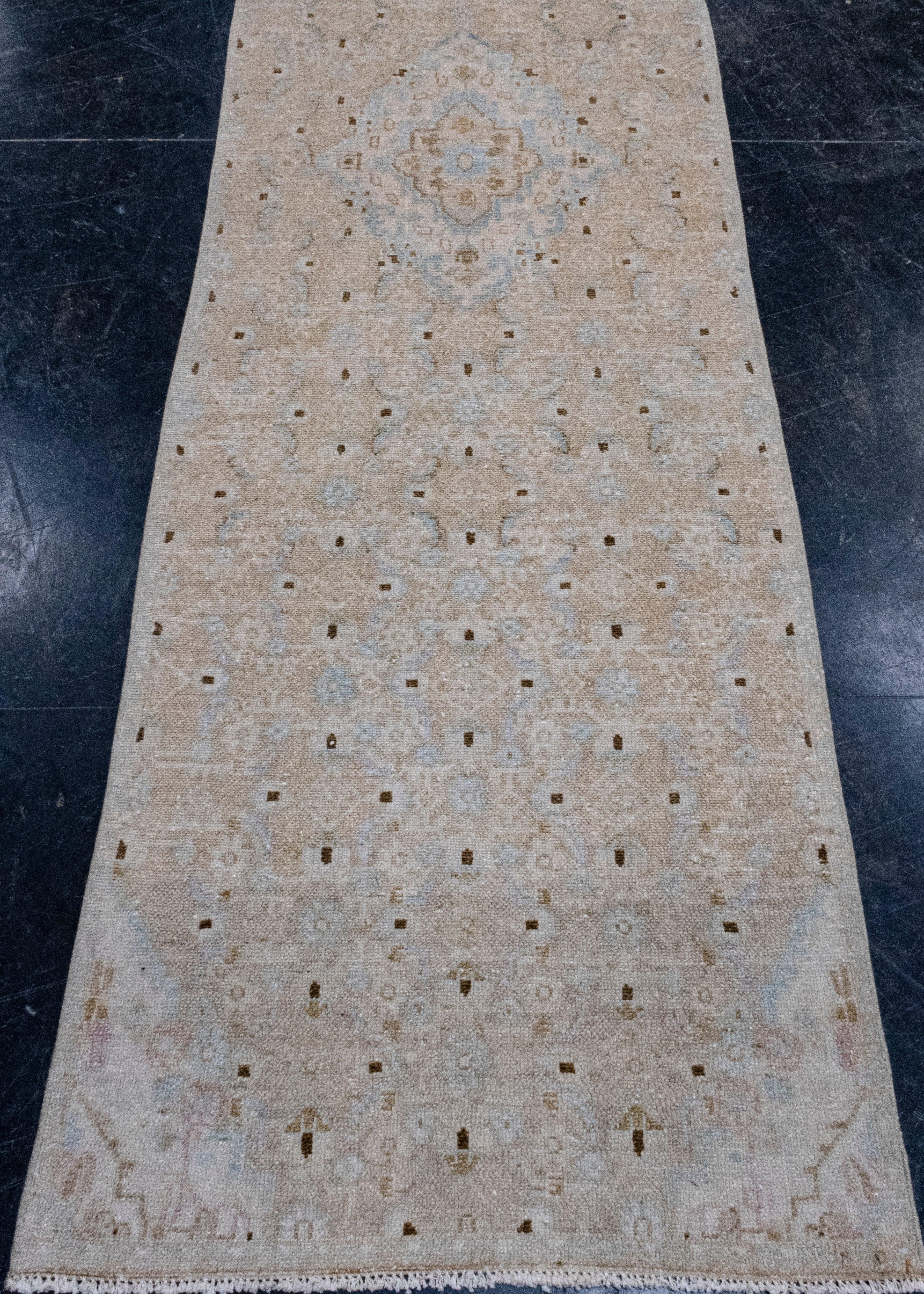 Turkish Vintage Anatolian Runner Rug 2'7