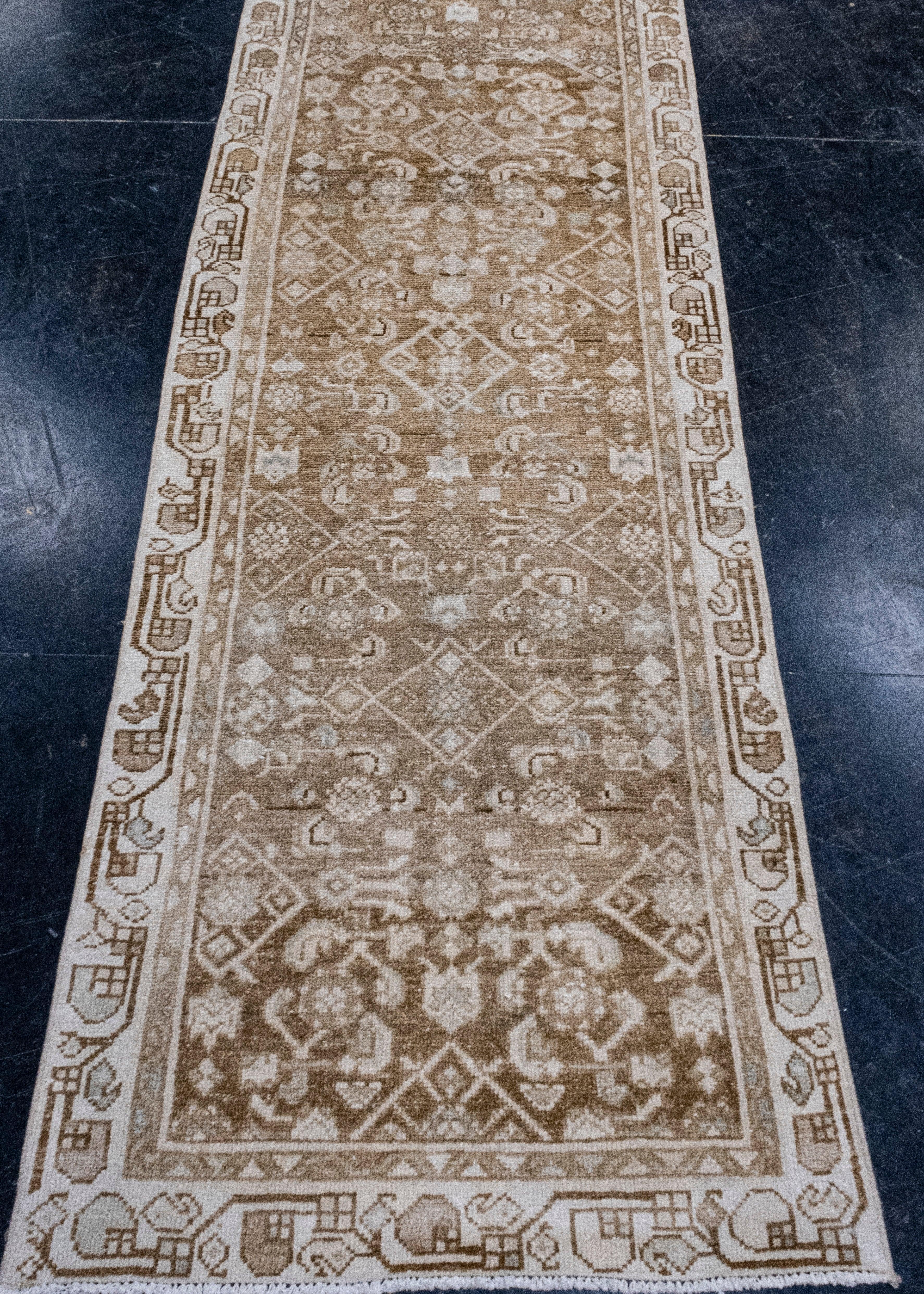 Turkish Vintage Anatolian Runner Rug 2'7