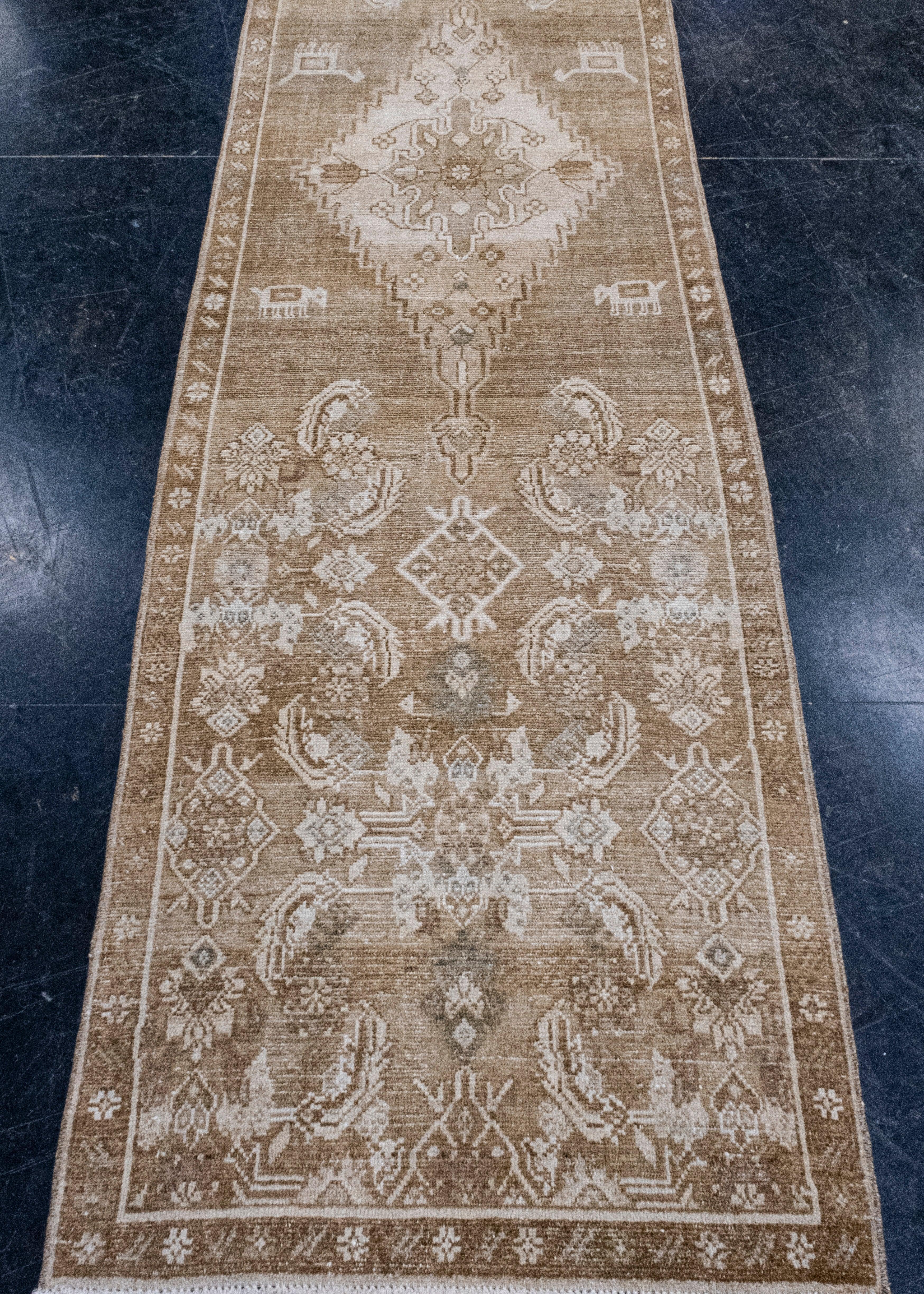Turkish Vintage Anatolian Runner Rug 2'7