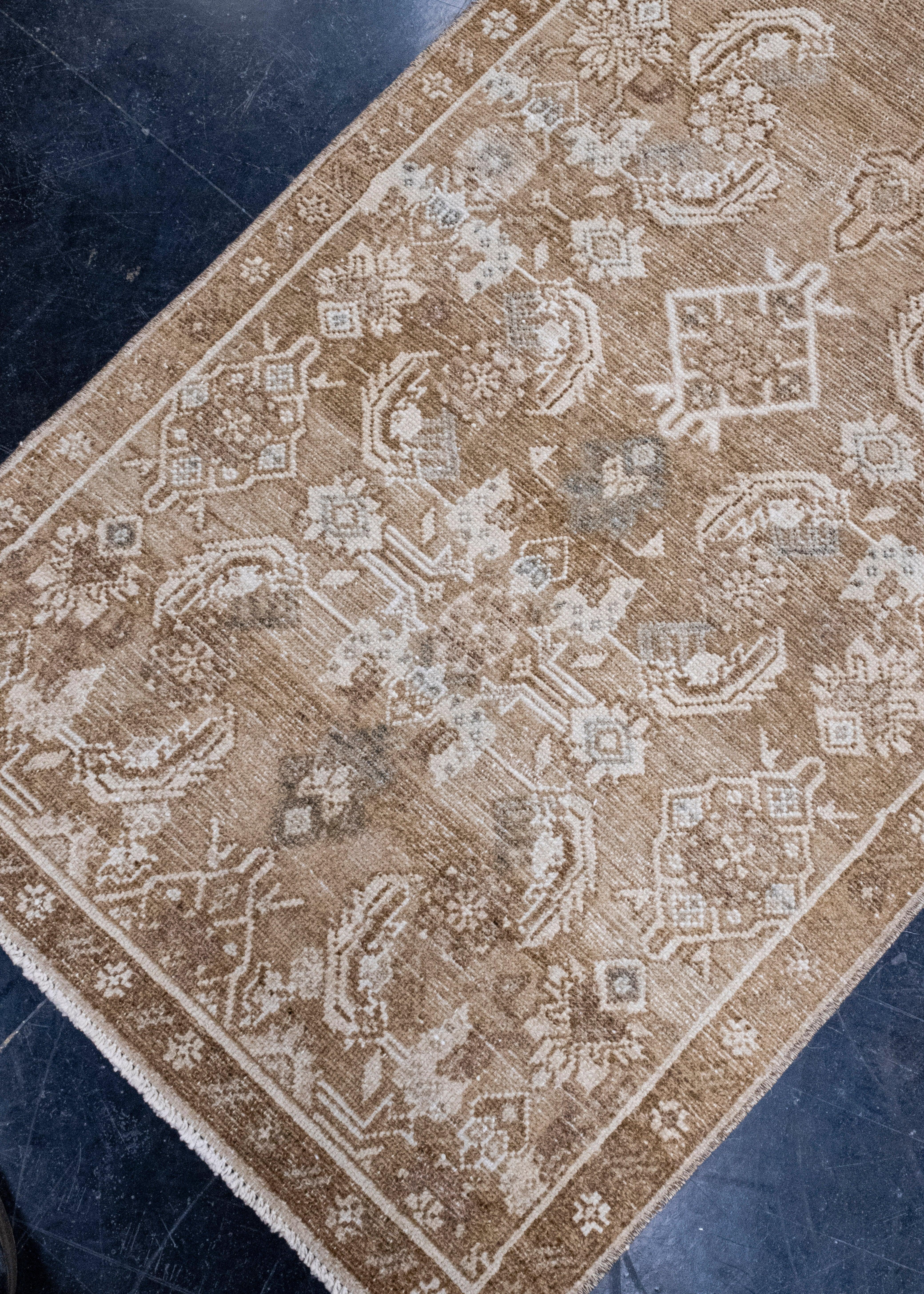 Turc Tapis de couloir turc vintage d'Anatolie 2'7