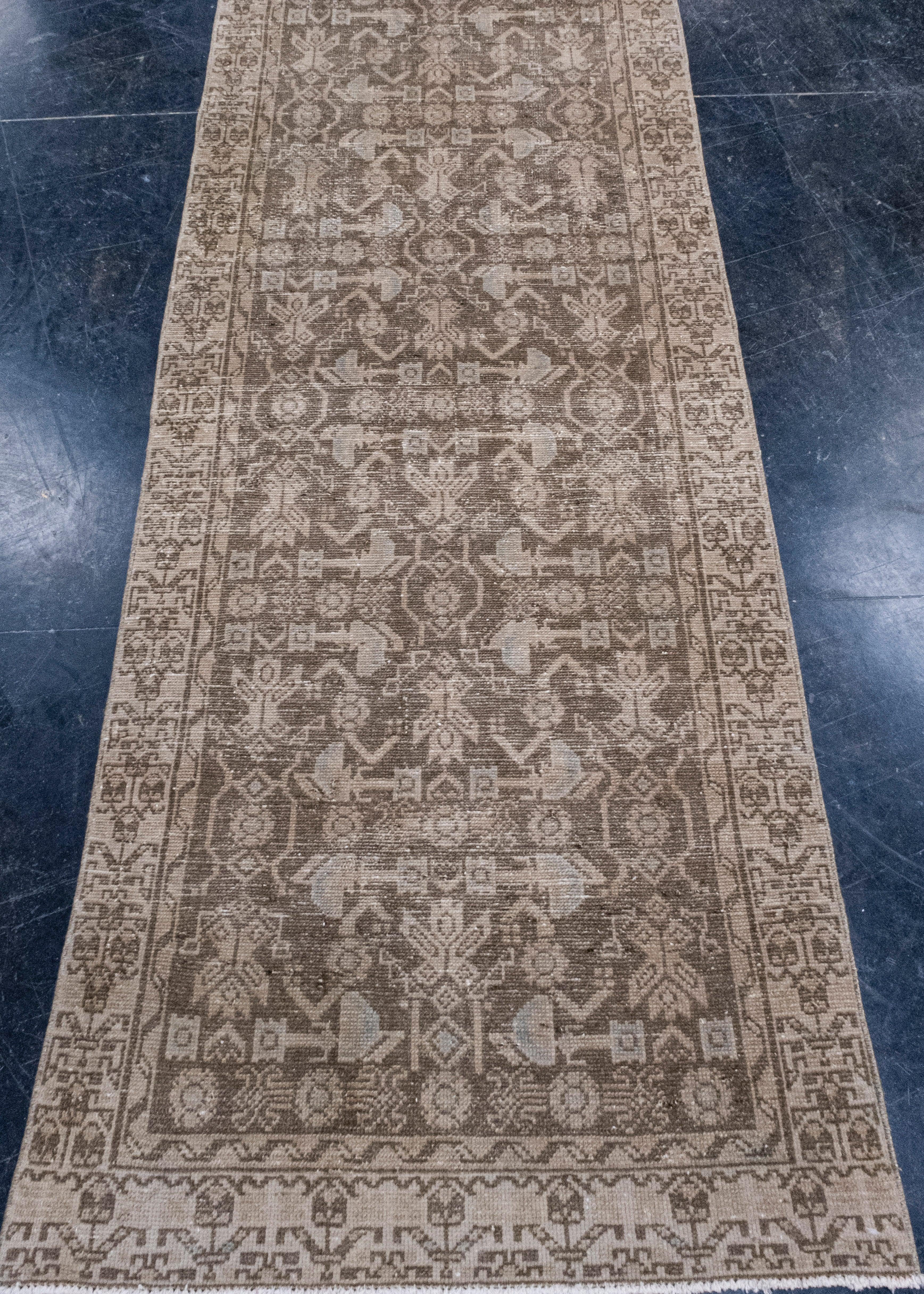 Turkish Vintage Anatolian Runner Rug 2'8