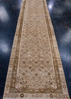 Turkish Vintage Anatolian Runner Rug 3'1" x 12'6" #7019