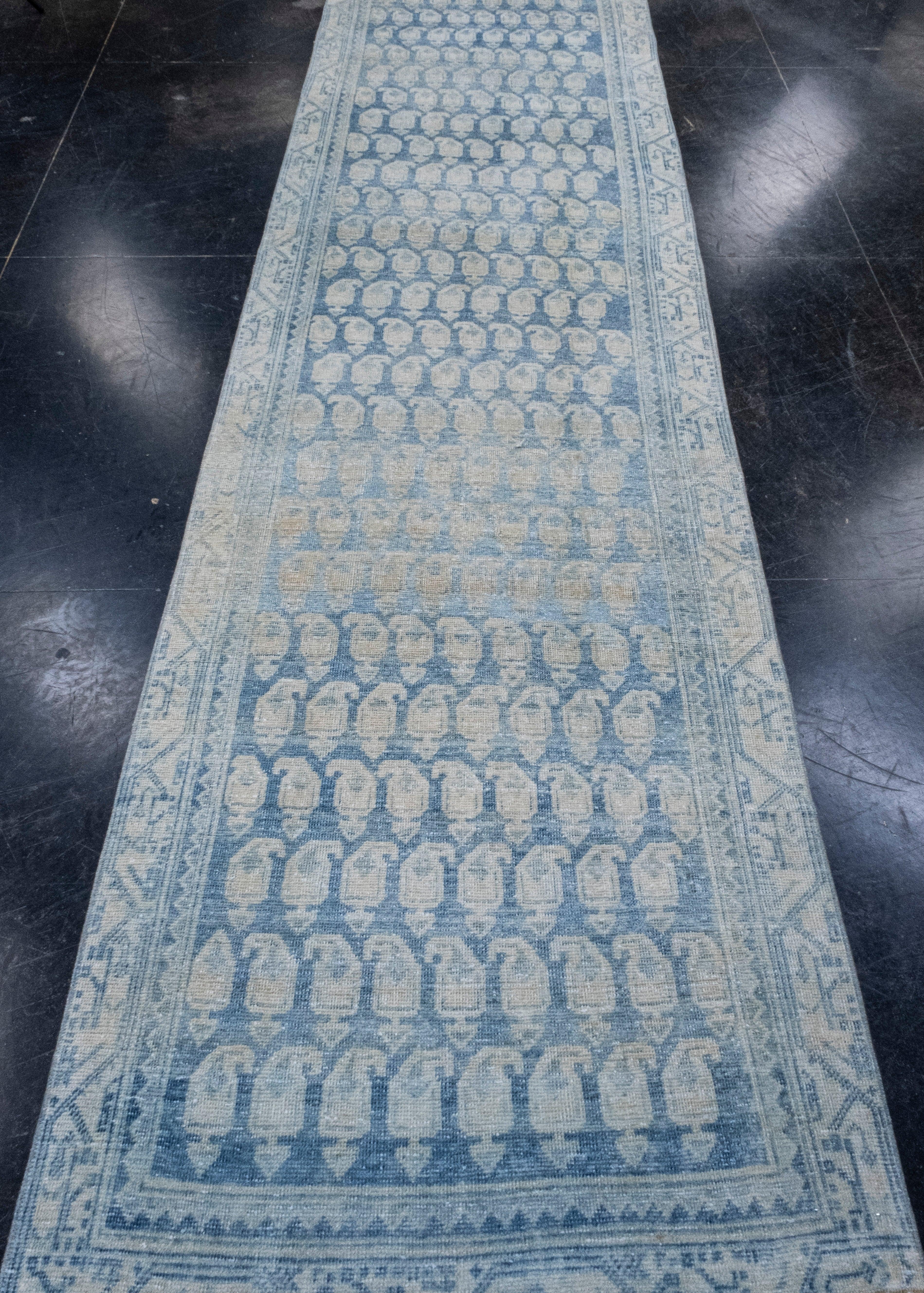 Turkish Vintage Anatolian Runner Rug 3'1