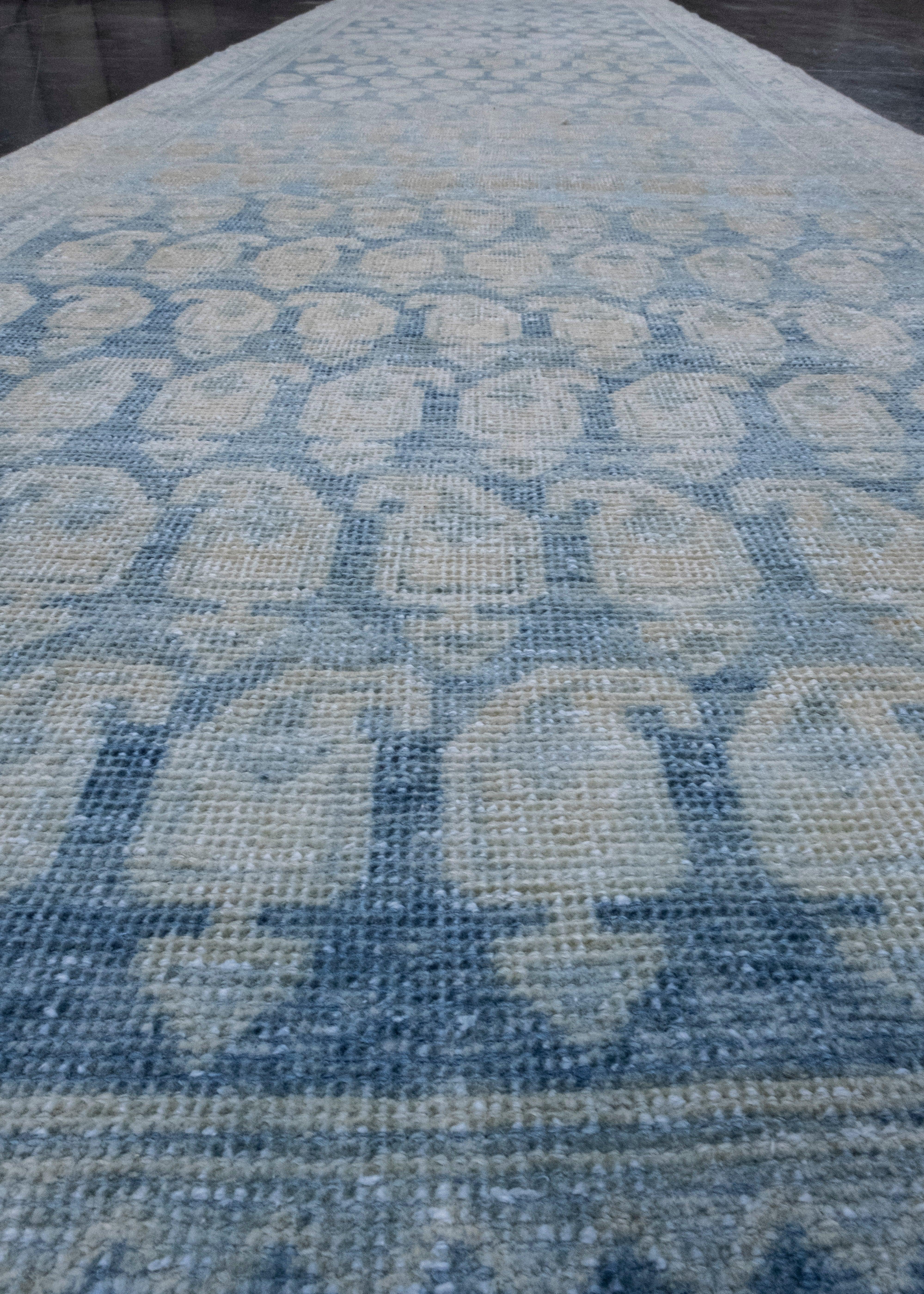 Turkish Vintage Anatolian Runner Rug 3'1
