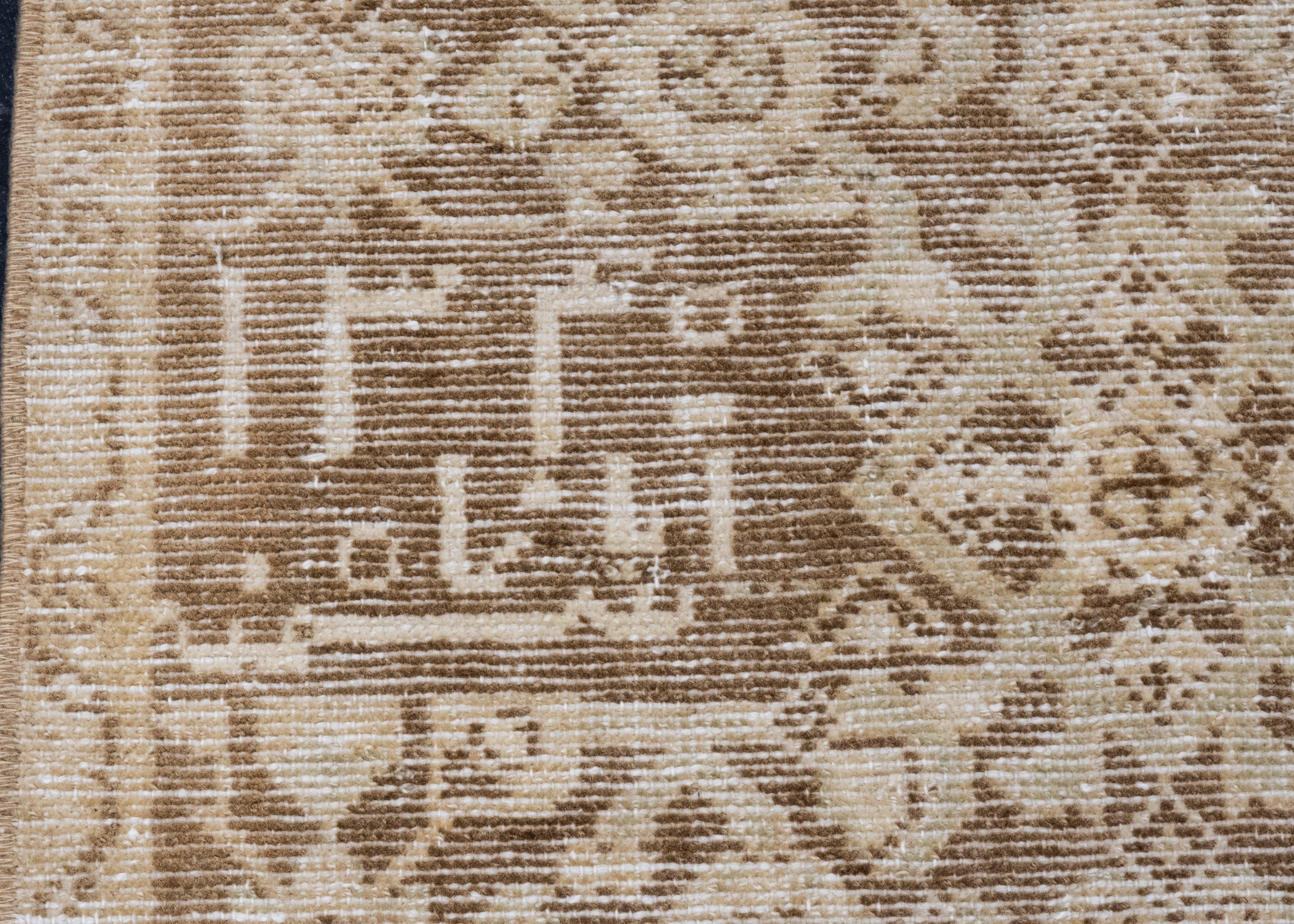 Tapis de couloir turc vintage d'Anatolie 3'2