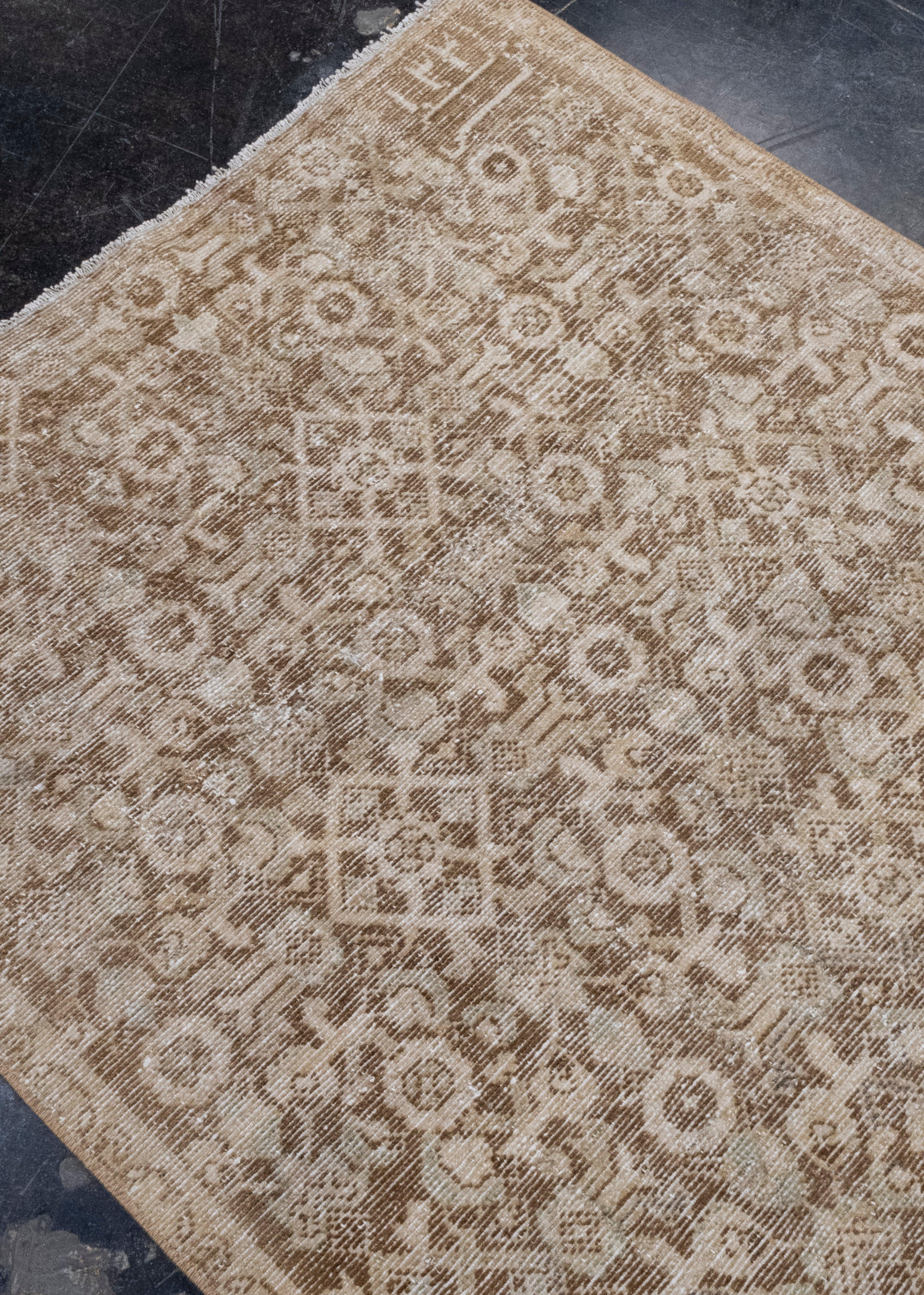 XXIe siècle et contemporain Tapis de couloir turc vintage d'Anatolie 3'2