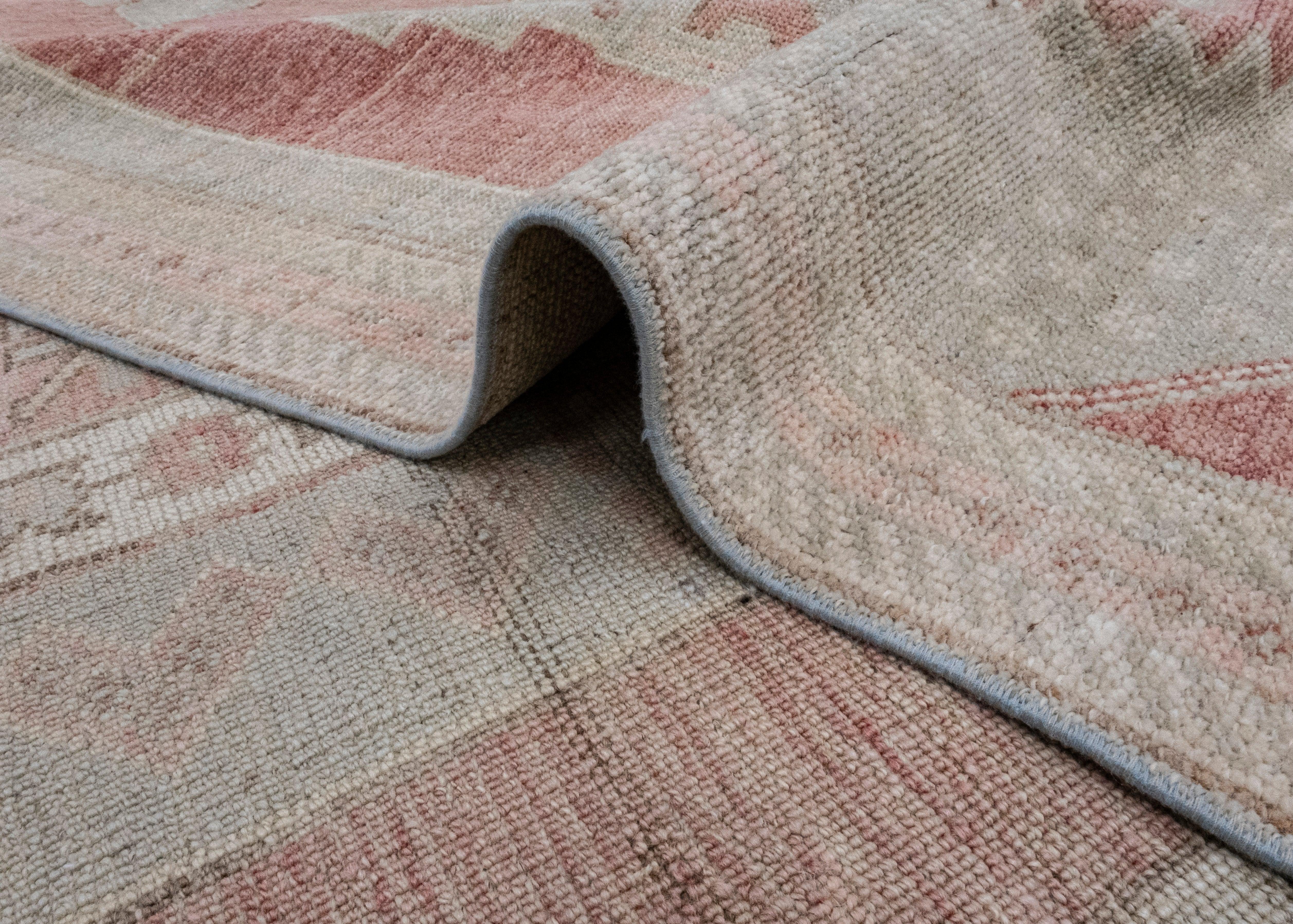 Tapis de couloir turc vintage d'Anatolie 3'3
