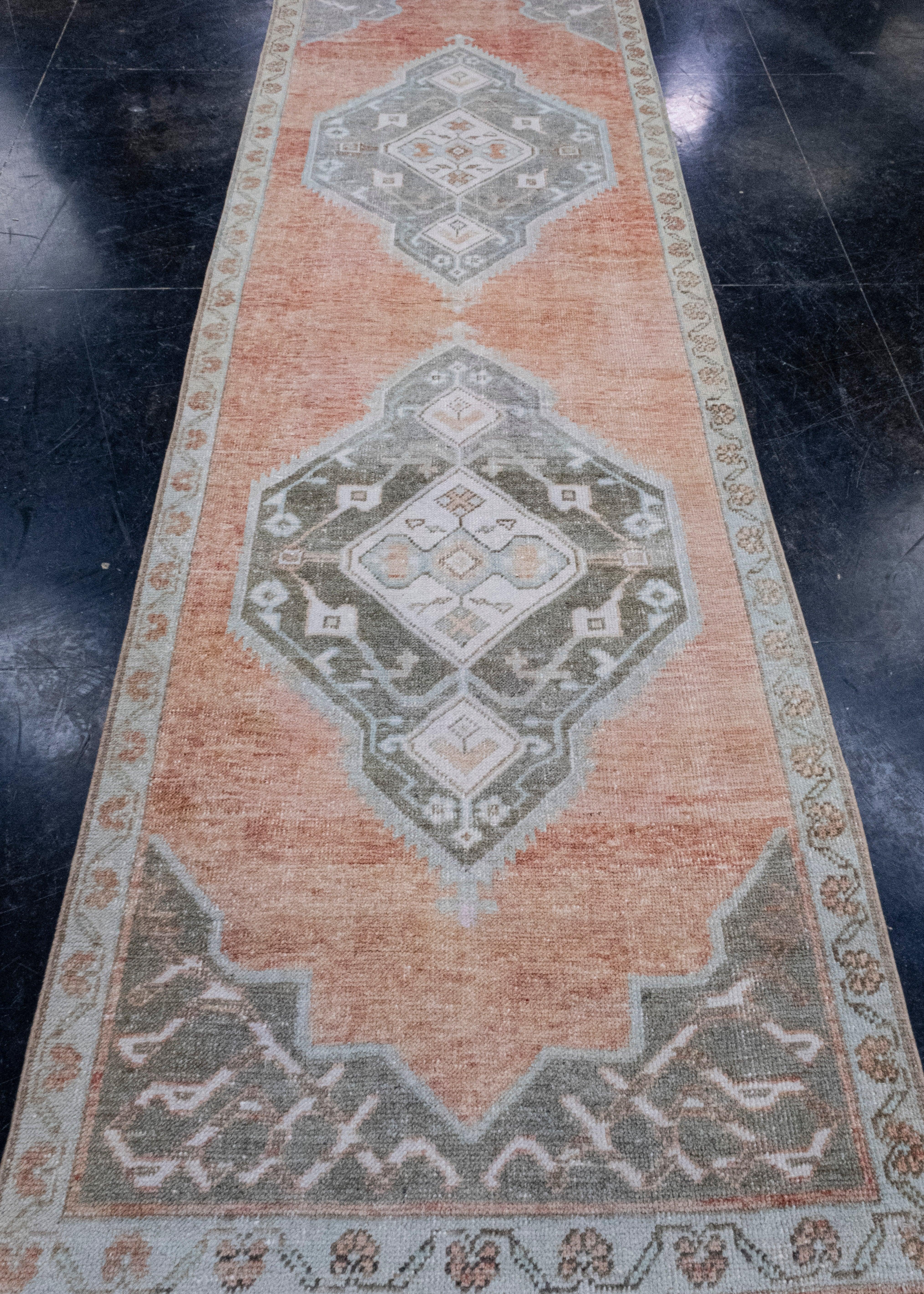 Turc Vintage Anatolian Runner Rug 3'4