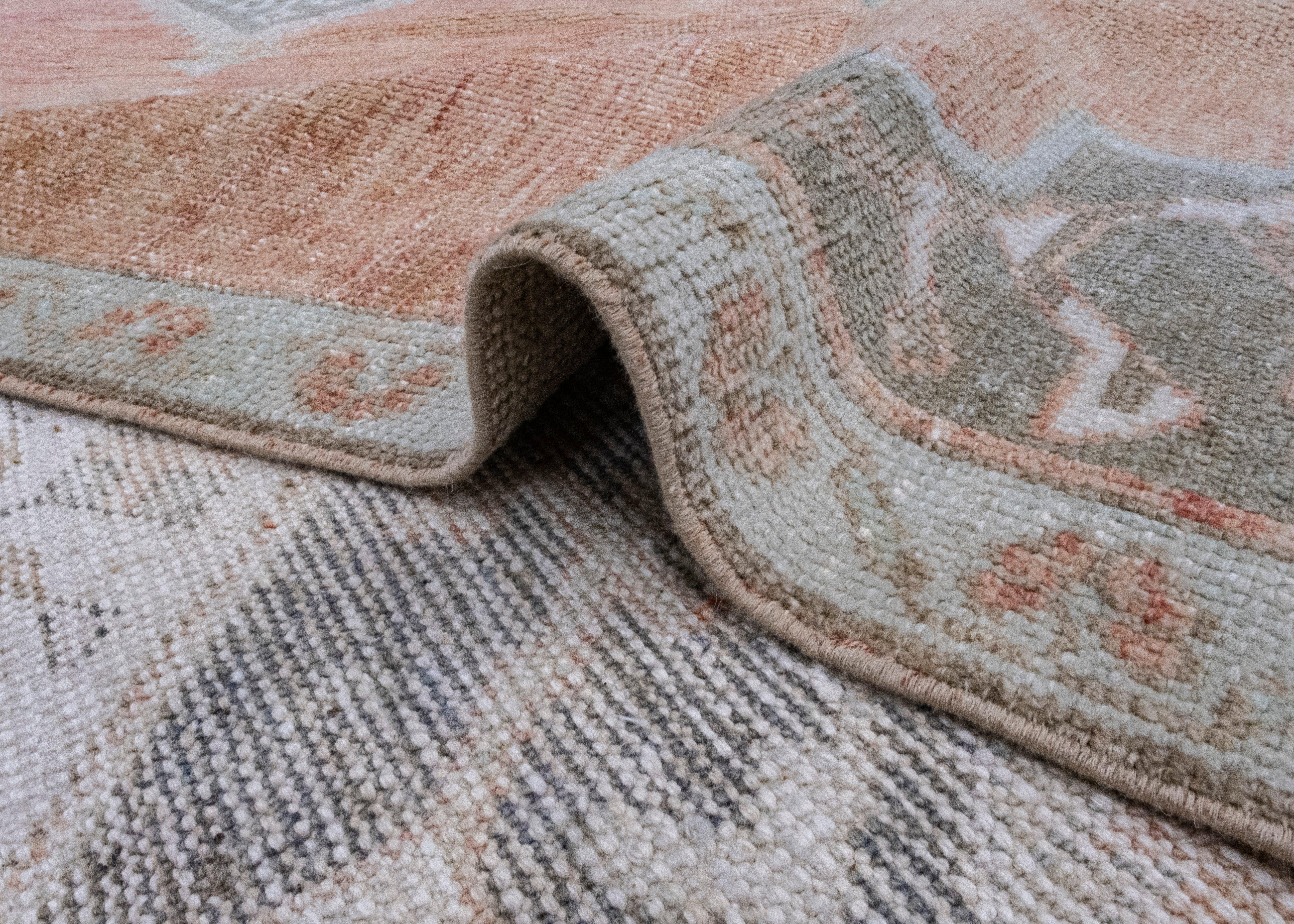 Tapis de couloir turc vintage d'Anatolie 3'4