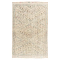 Türkischer Flachgewebter Jajim-Teppich im Vintage-Stil 5'5 x 8'6