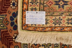 Vintage Turkish Keissary Carpet, Hand-Woven Wool, Pale Green, 1970