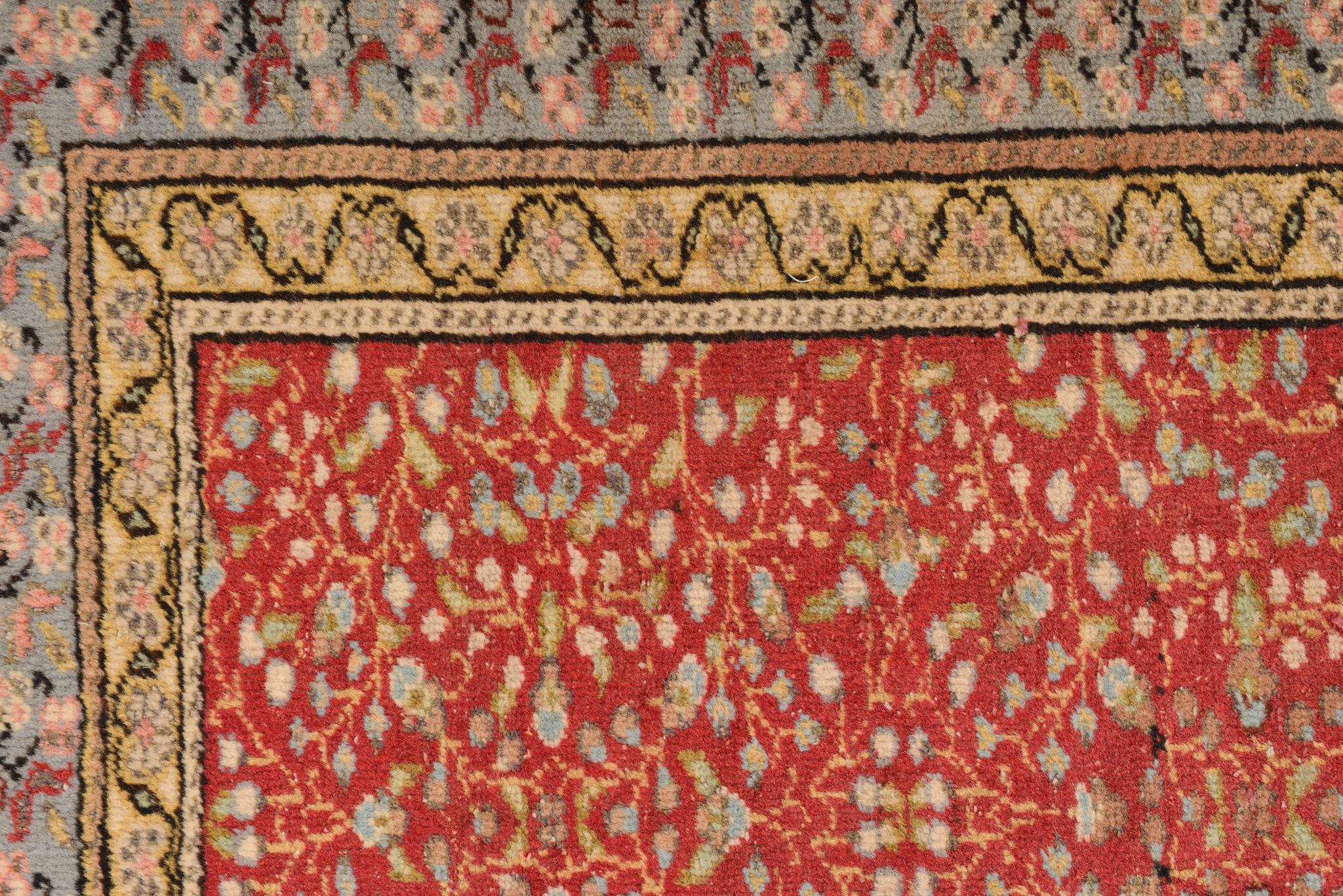 Hand-Knotted Turkish Vintage KEISSARY Rug For Sale