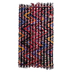Turkish, Vintage Kilim Rug with Tufts