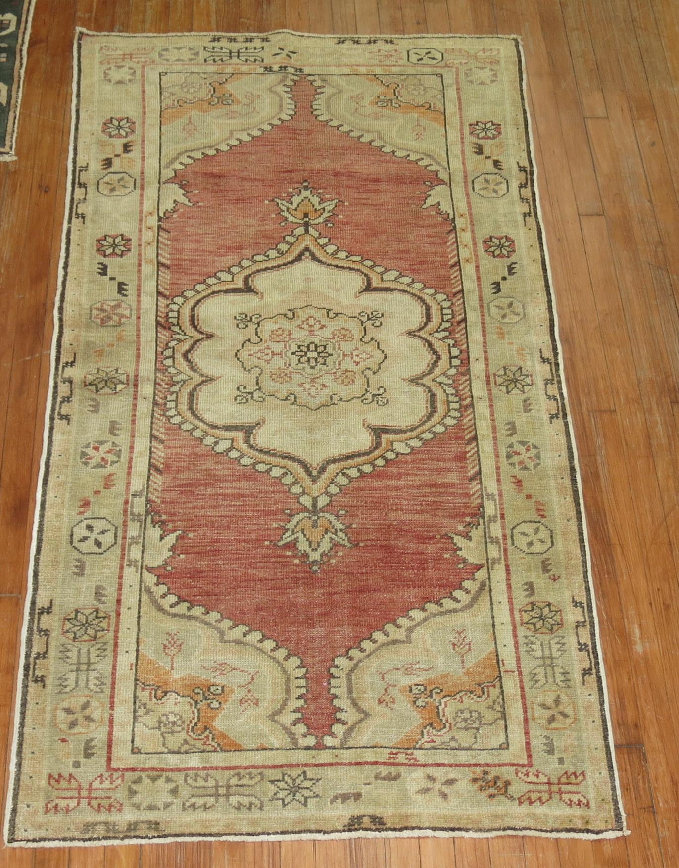 20th Century Turkish Vintage Oushak Runner