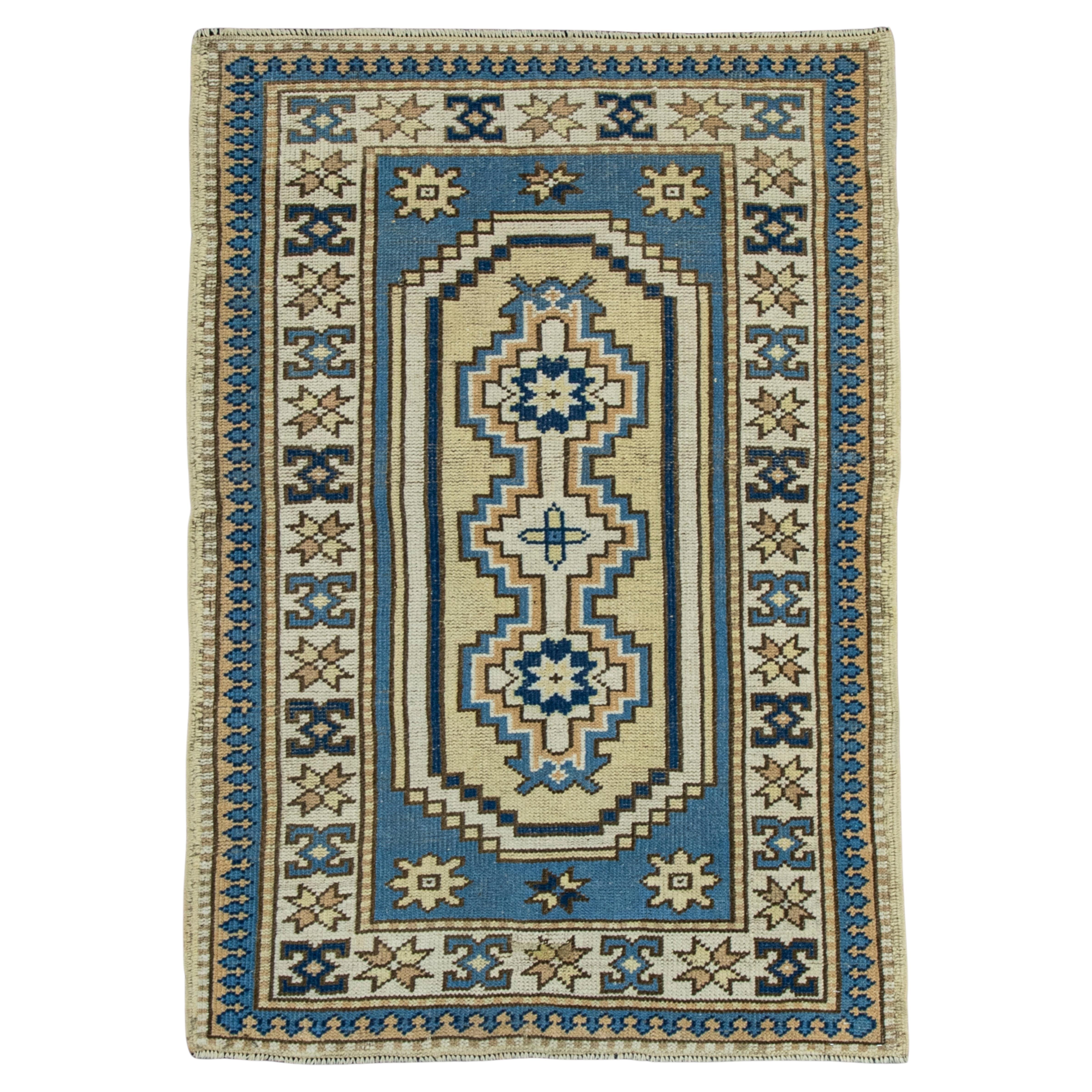 Turkish Vintage Rug  2'11" x 4'2" #20567
