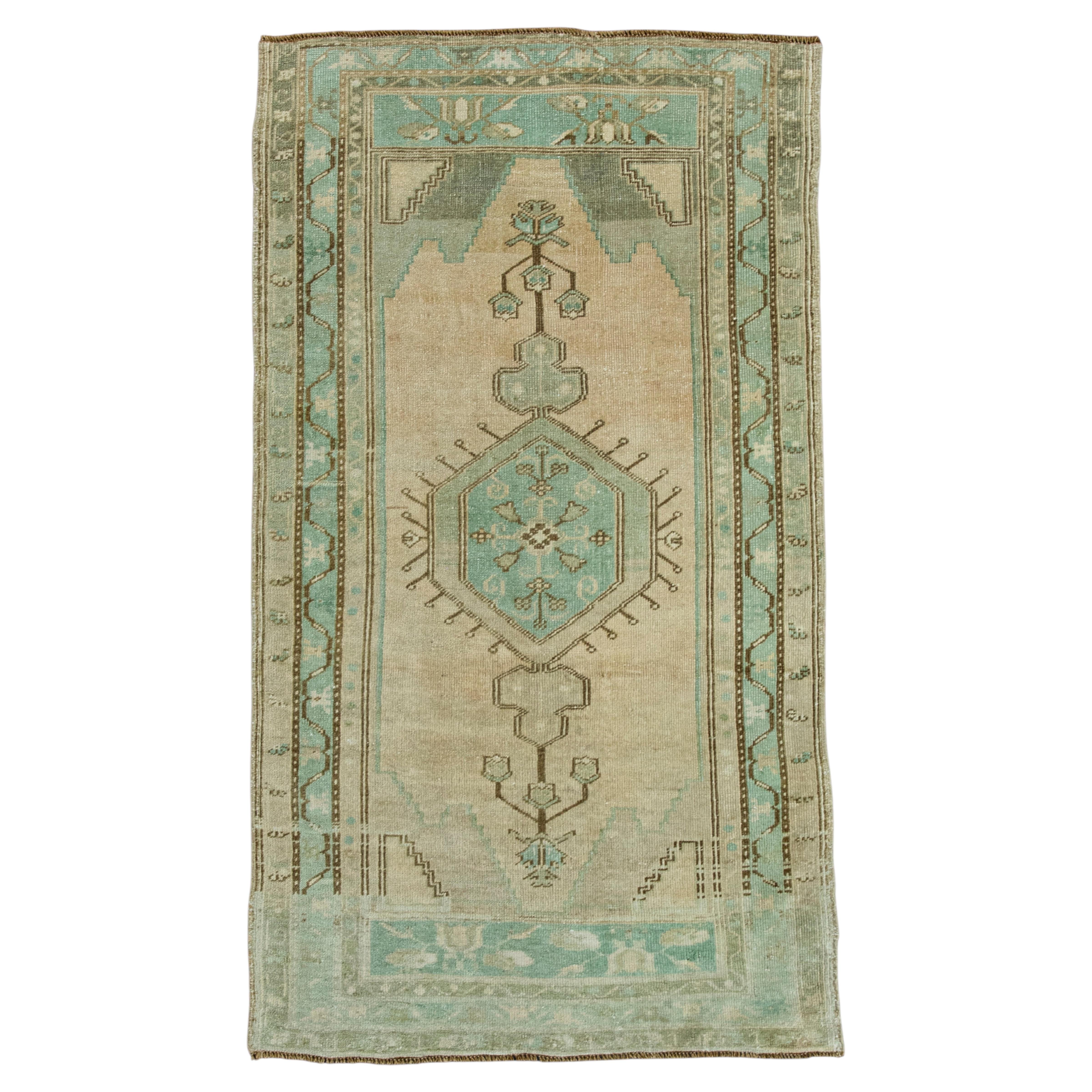 Turkish Vintage Rug  2'11" x 5'4" #20821