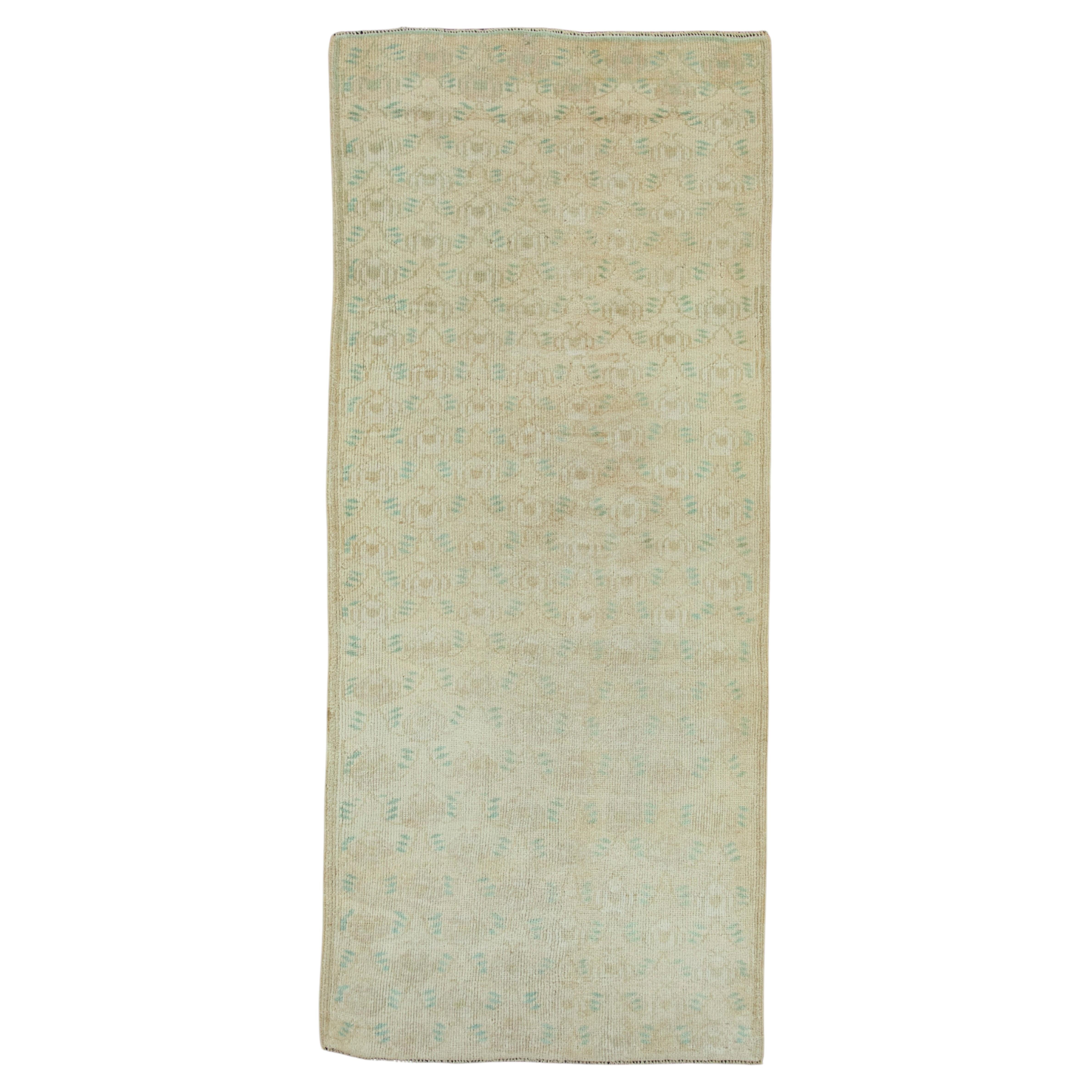 Turkish Vintage Rug 3'2" x 7'5" #20827