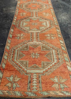Turkish Vintage Rug 3'4" x 10' #22634