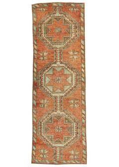 Turkish Vintage Rug 3'4" x 10' #22634