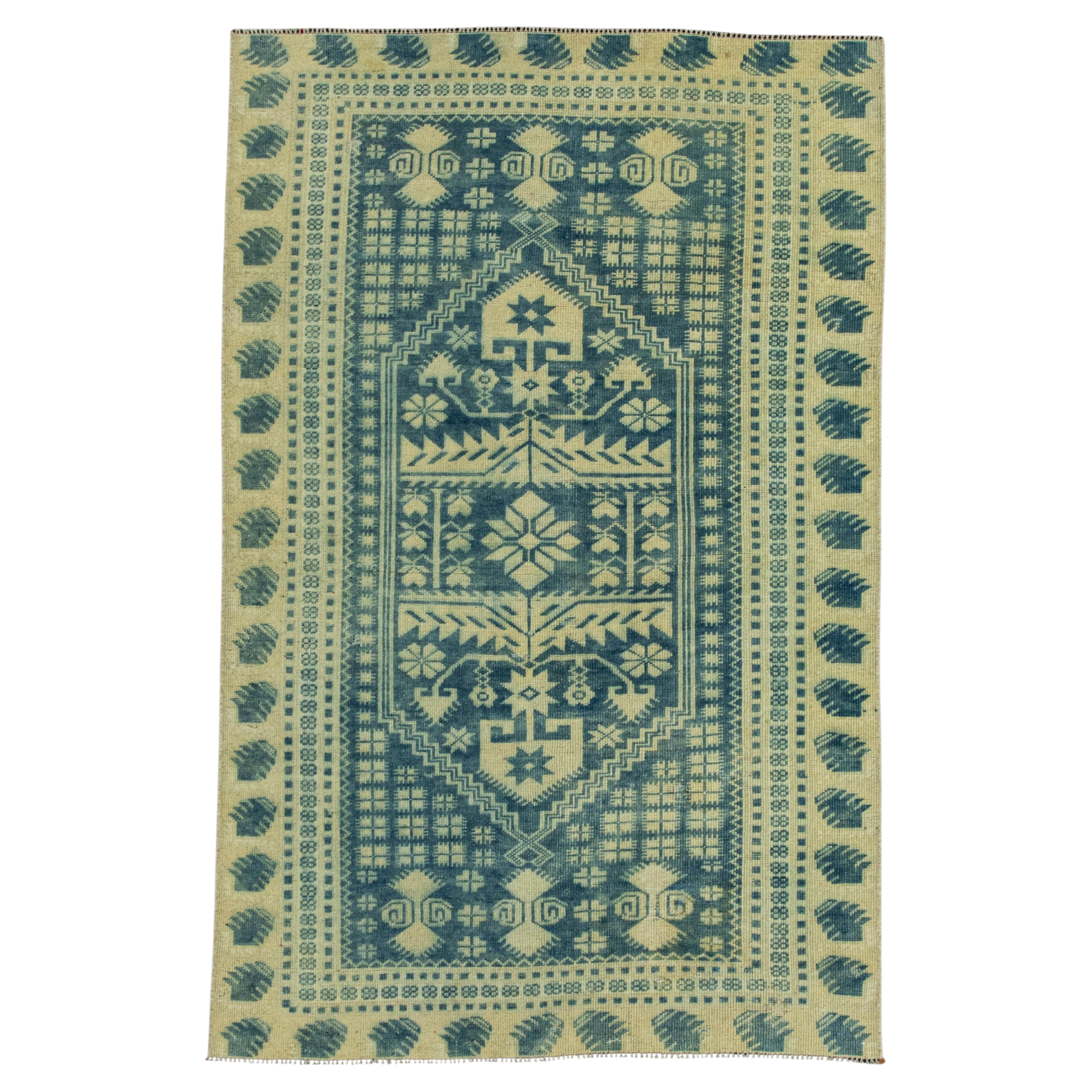 Turkish Vintage Rug  3'5" x 5'3" #20706