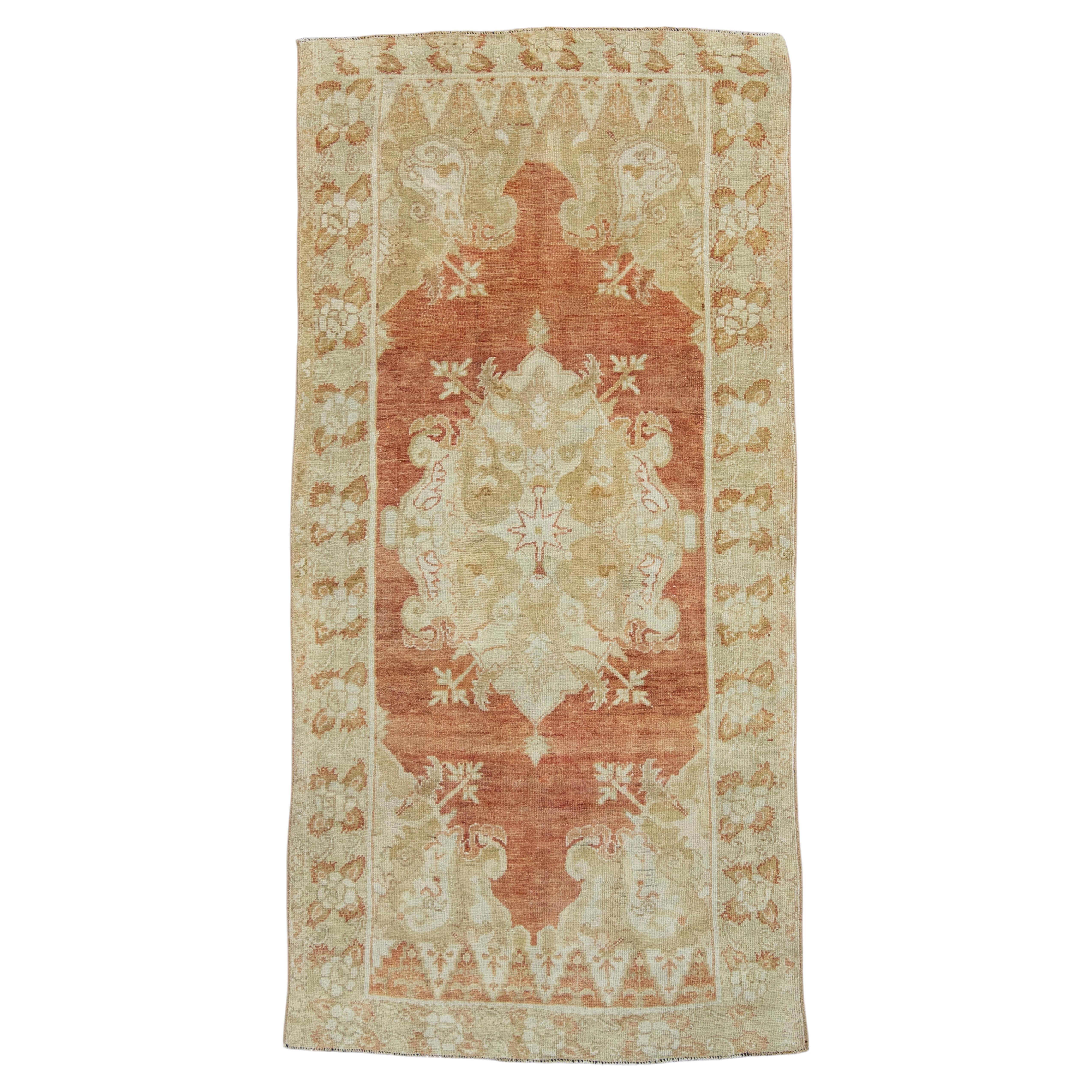 Turkish Vintage Rug 3'5" x 6'11" #17463 For Sale