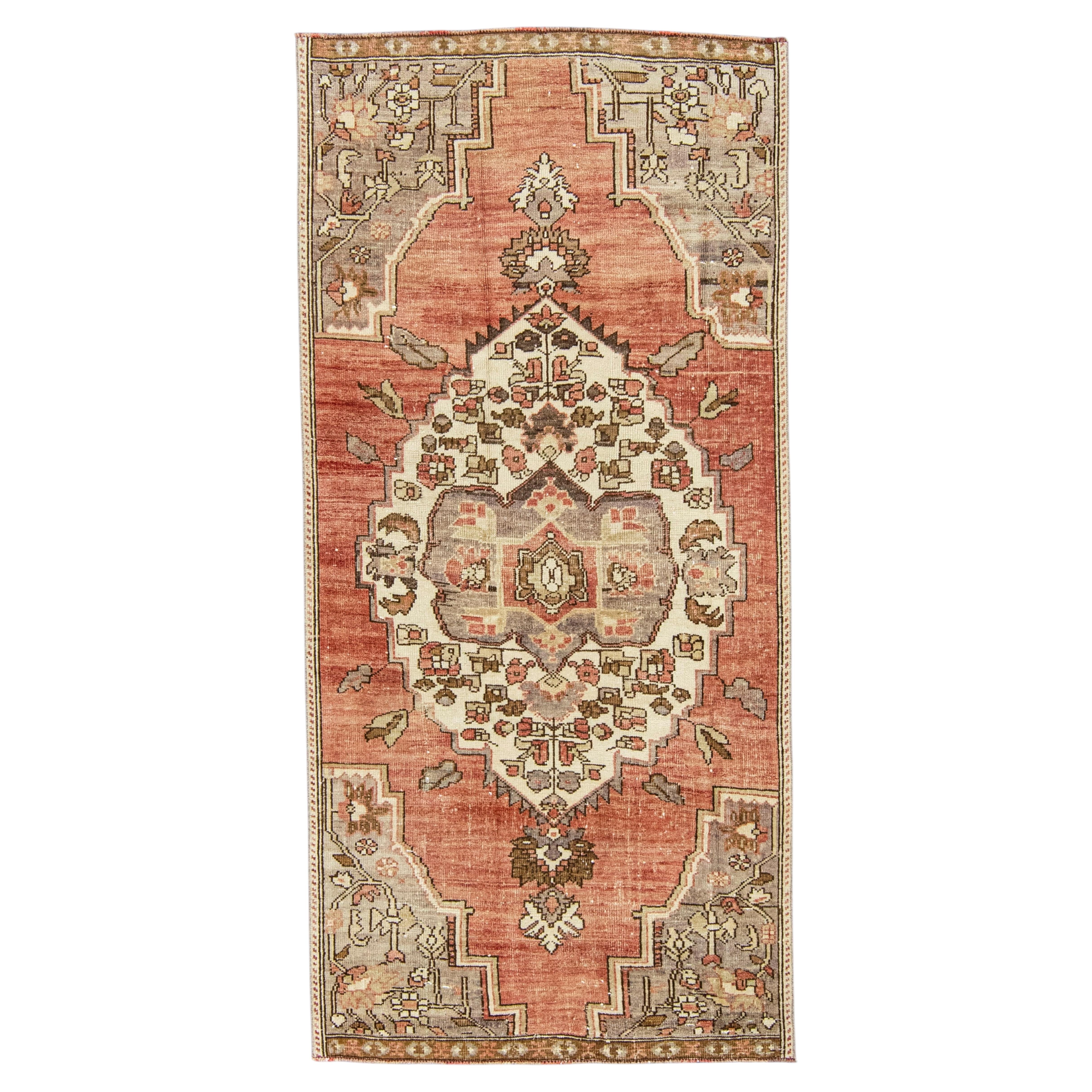 Turkish Vintage Rug 3'5" x 7'3" #21319