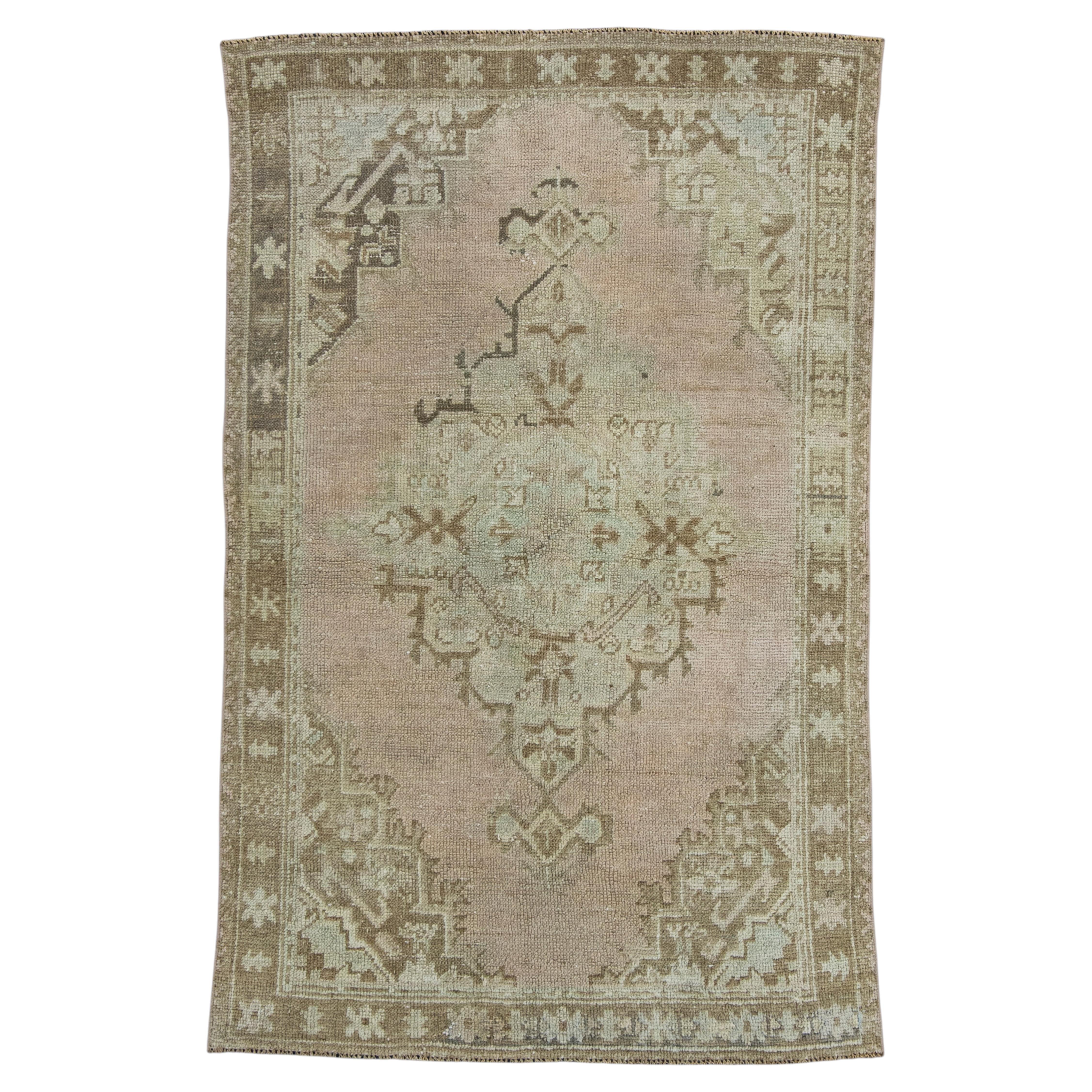 Turkish Vintage Rug 3'8" x 5'10" #17110