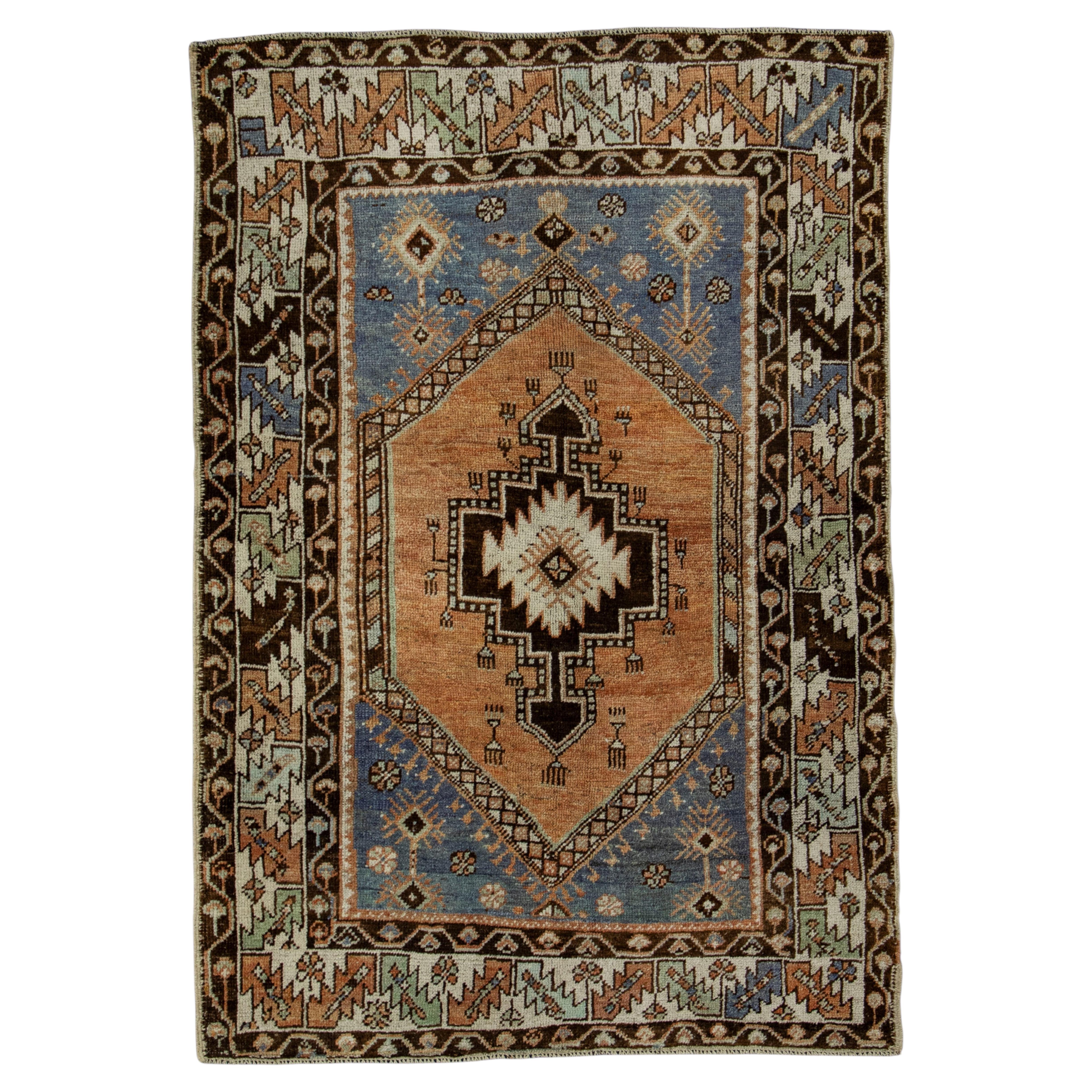 Turkish Vintage Rug 3'8" x 5'4" #16083