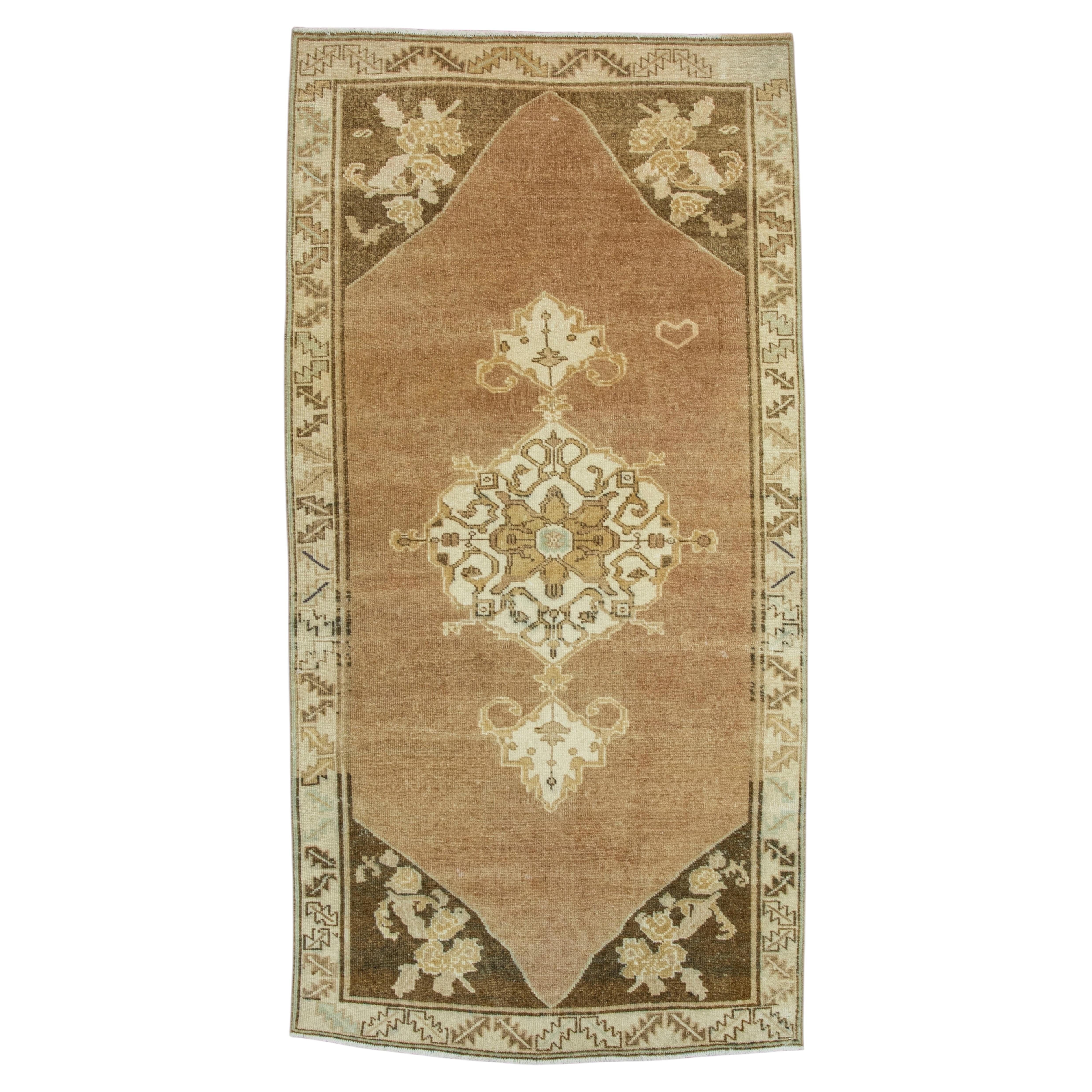 Turkish Vintage Rug  3'8" x 7'2" #20531