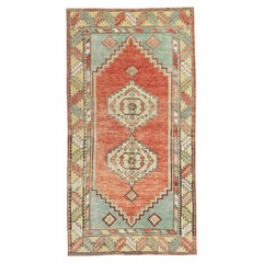 Turkish Vintage Rug  3'9" x 7'1" #21128