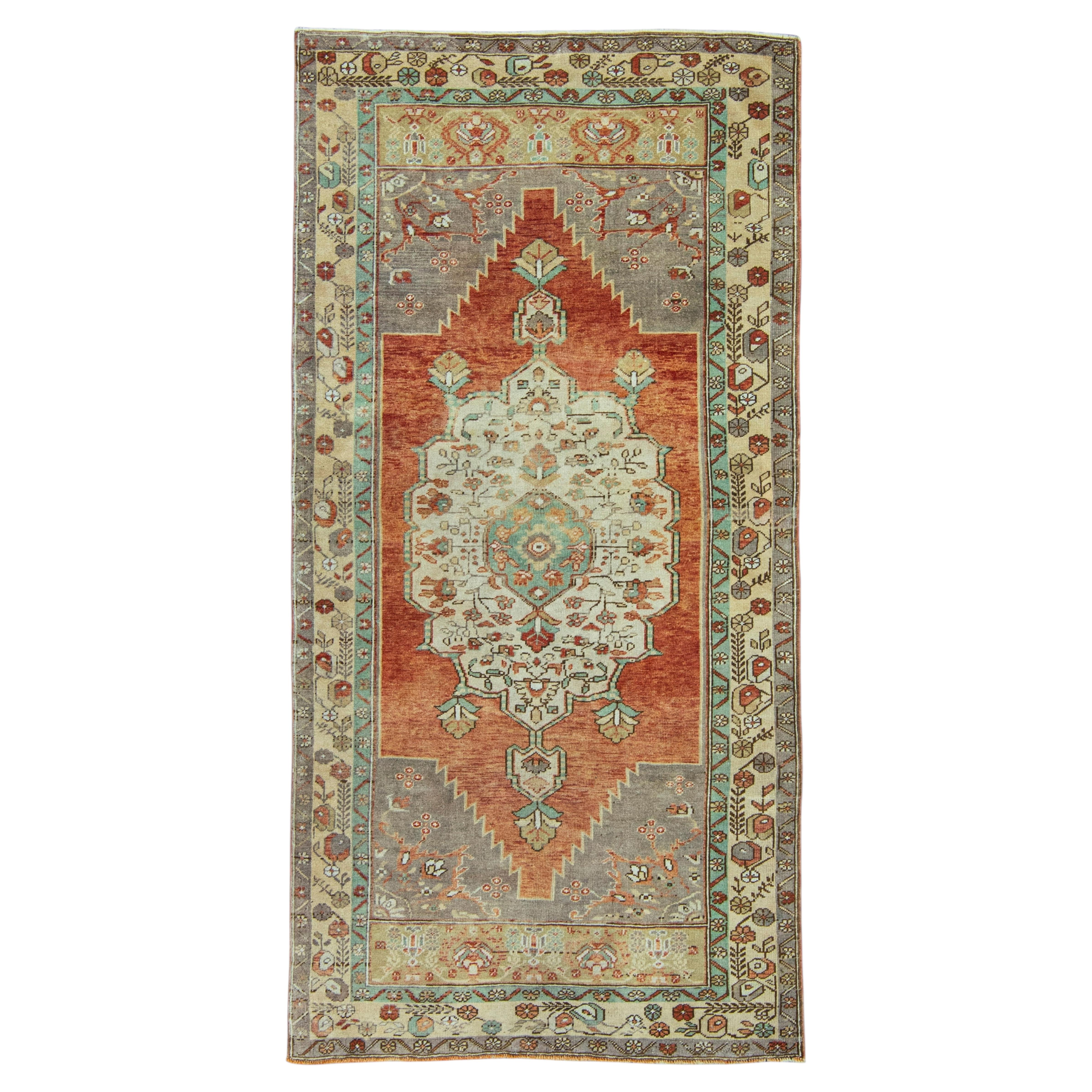 Turkish Vintage Rug 4' x 8'1" #20811