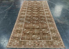 Türkischer Vintage-Teppich 124 cm x 302 cm #20709